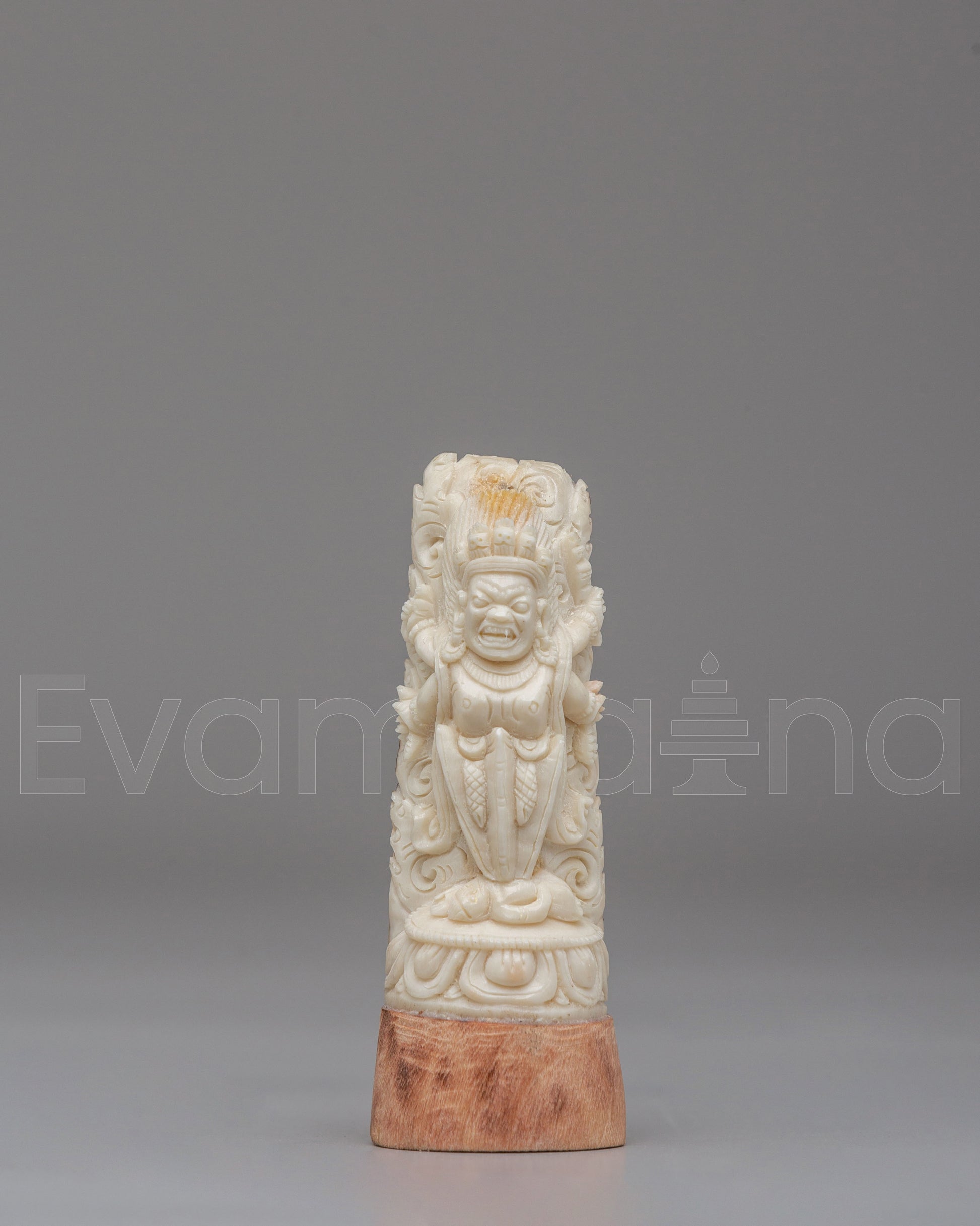 Tibetan Bone Phurba Dagger Sculpture