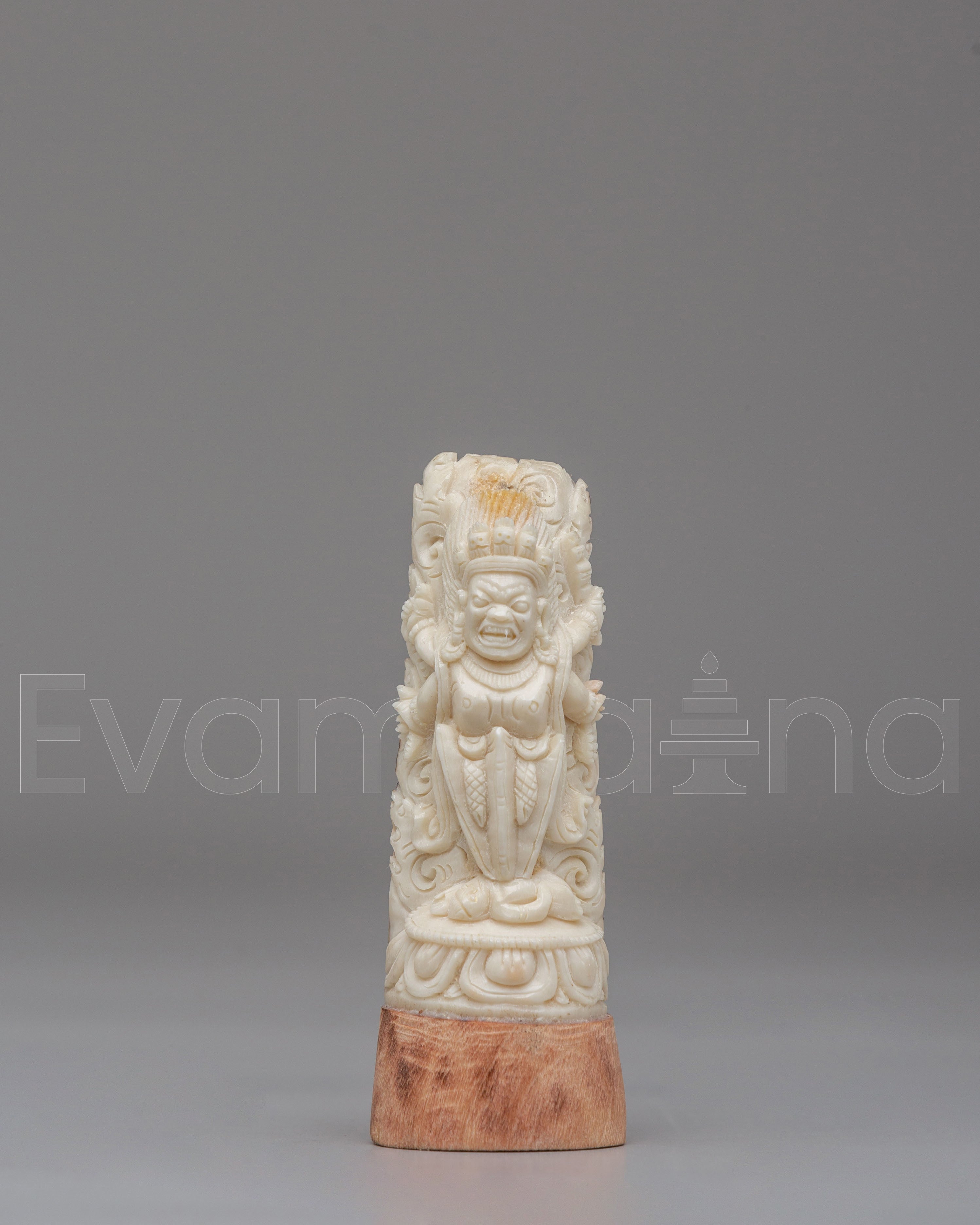Tibetan Bone Phurba Dagger Sculpture