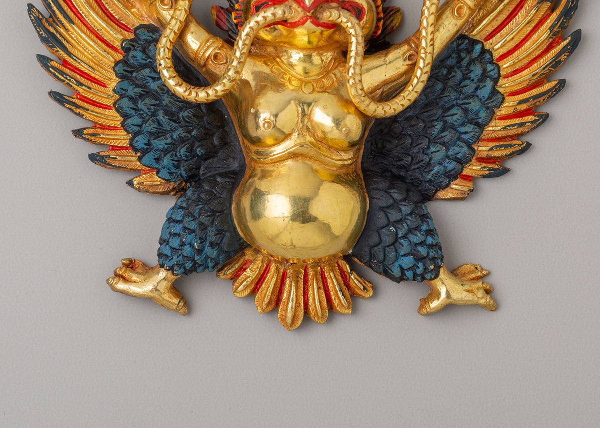 Himalayan Garuda Protector Wall Hanging | Sacred Decor for Spiritual Protection