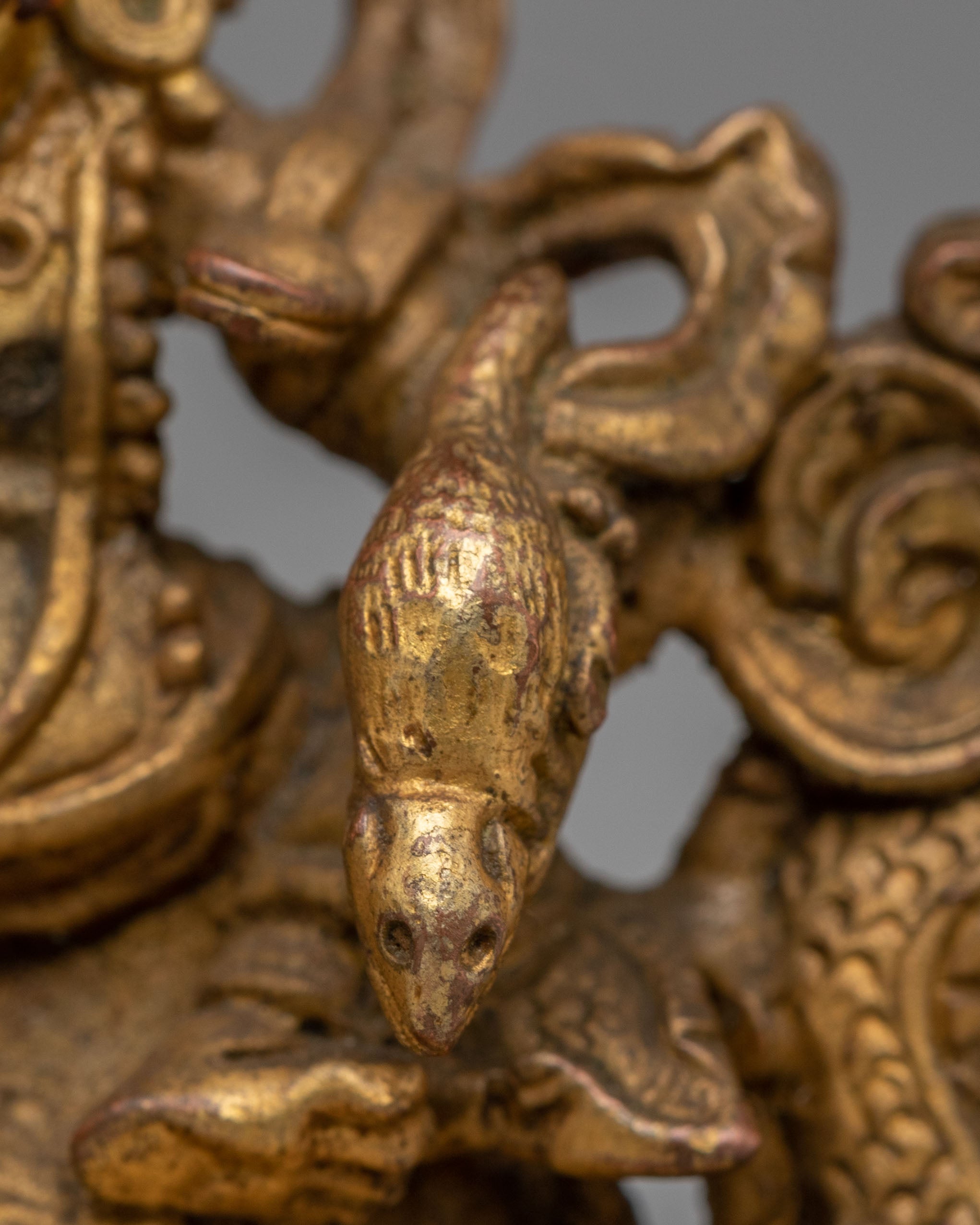 Himalayan White Dzambhala Statue | Symbol of Abundance