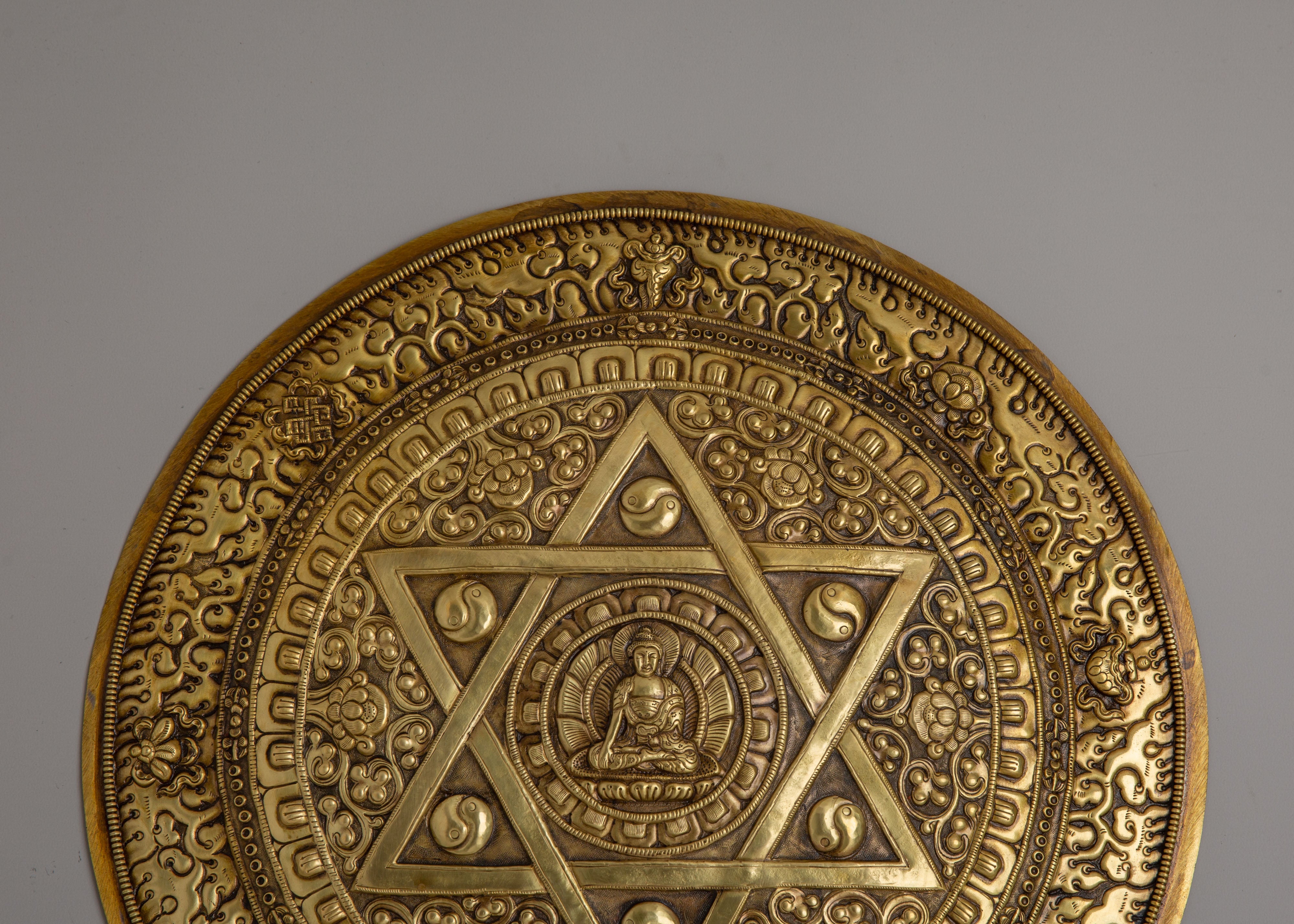 Shakyamuni Buddha Mandala Wall Hanging | A Sacred Symbol of Peace and Enlightenment