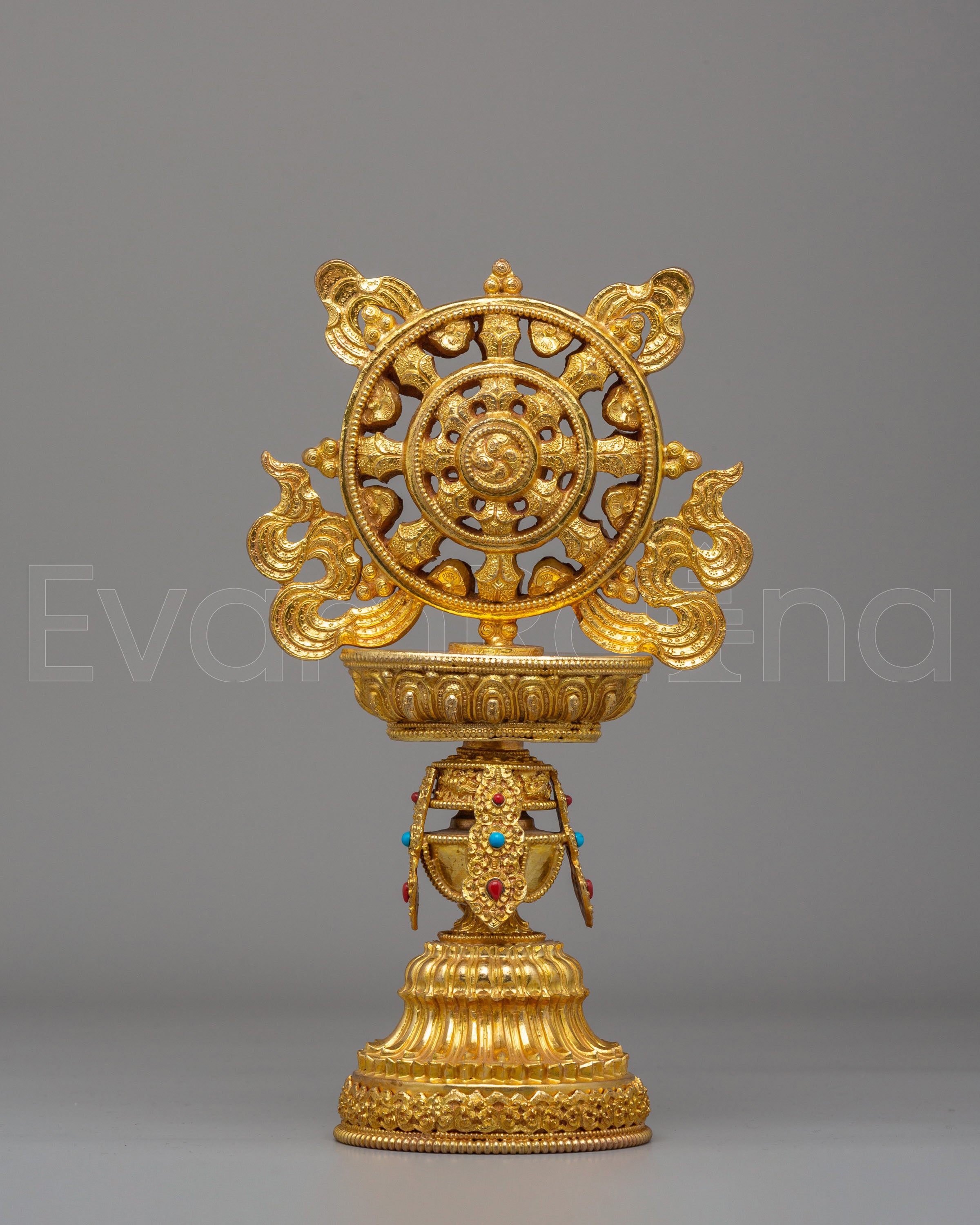 Dharma Wheel Vase