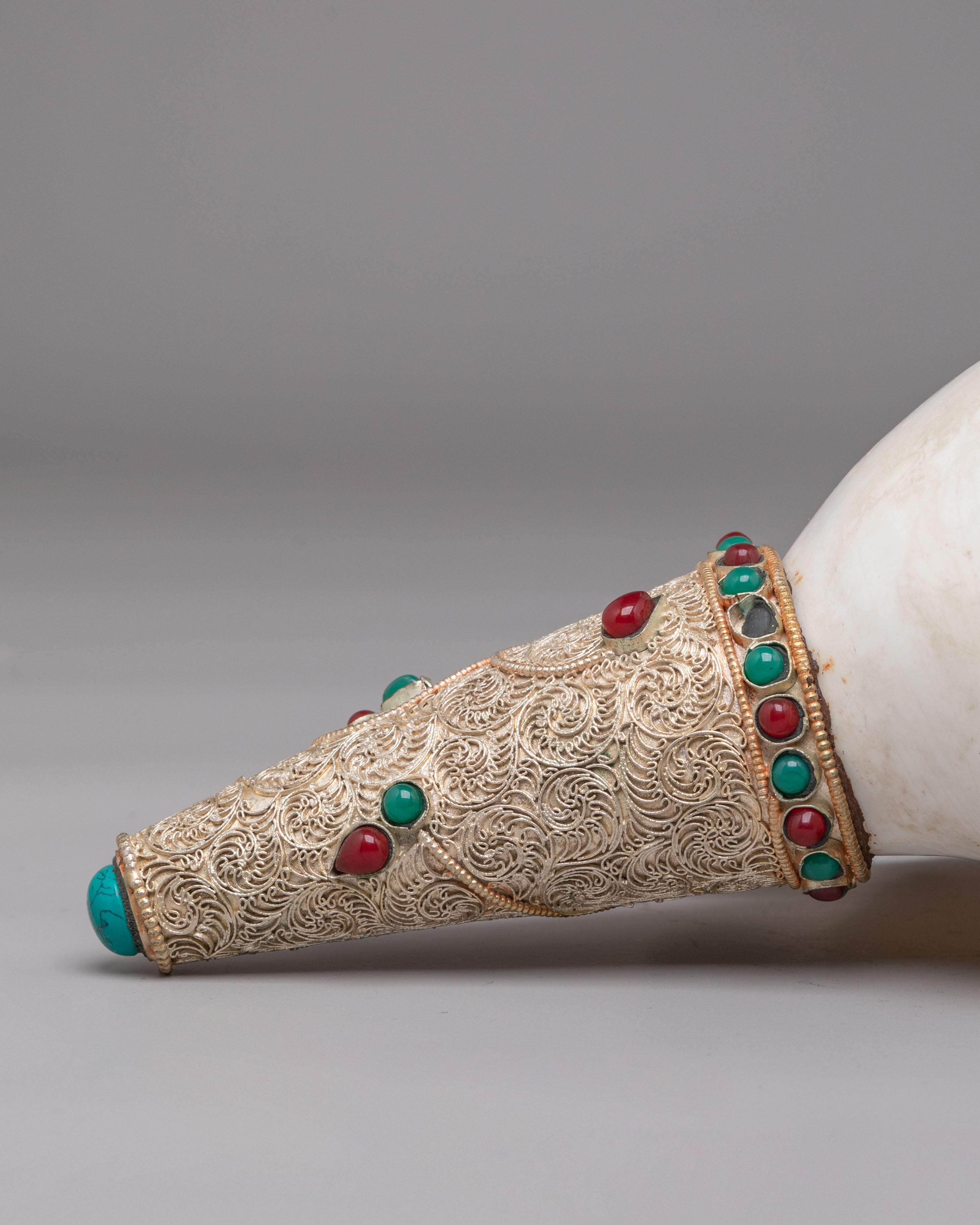 Handmade Ritual Conch | Tibetan Meditation Decor