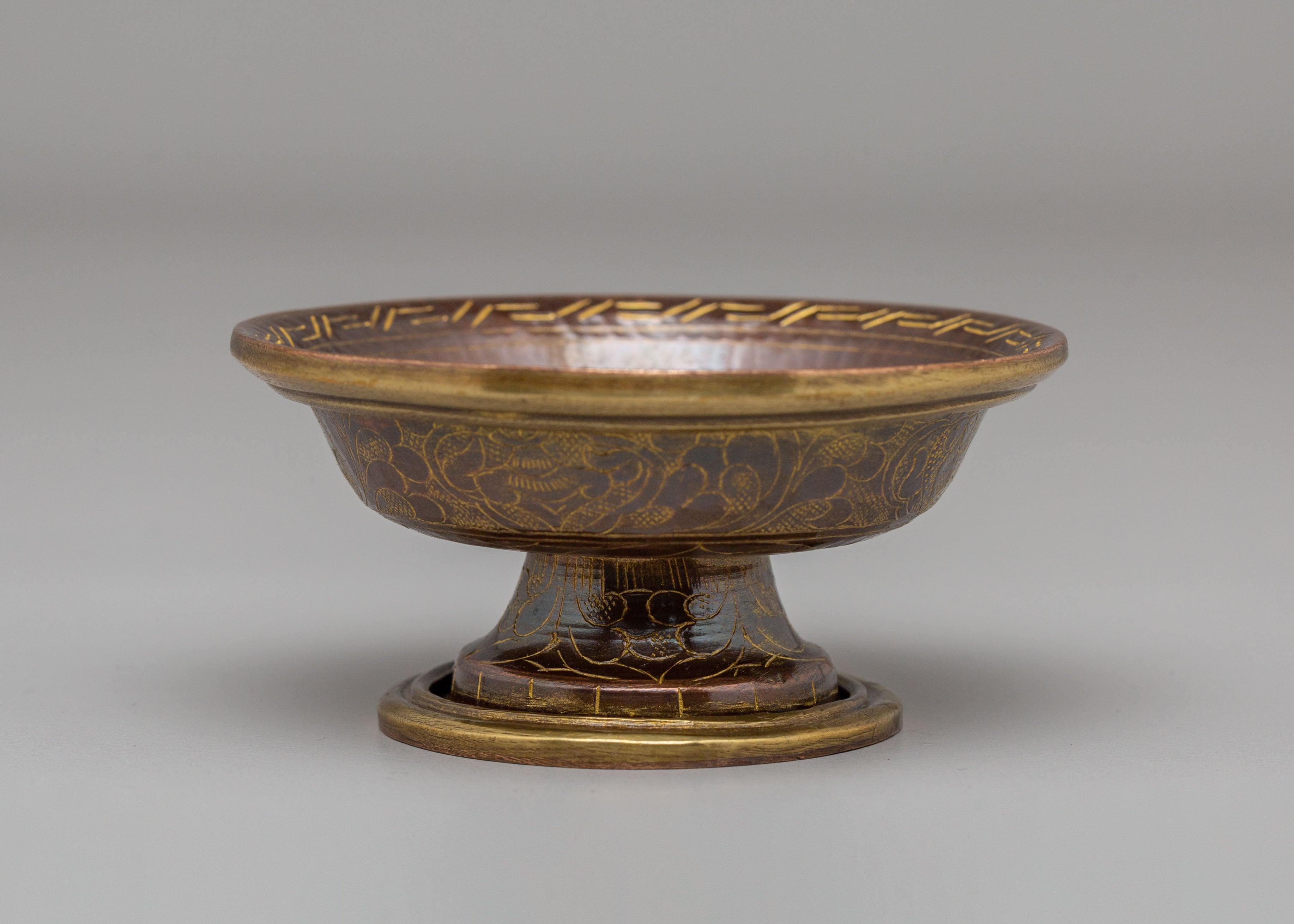 Serkyem Set for Altar Offering | Tibetan Ritual Offering Vessel