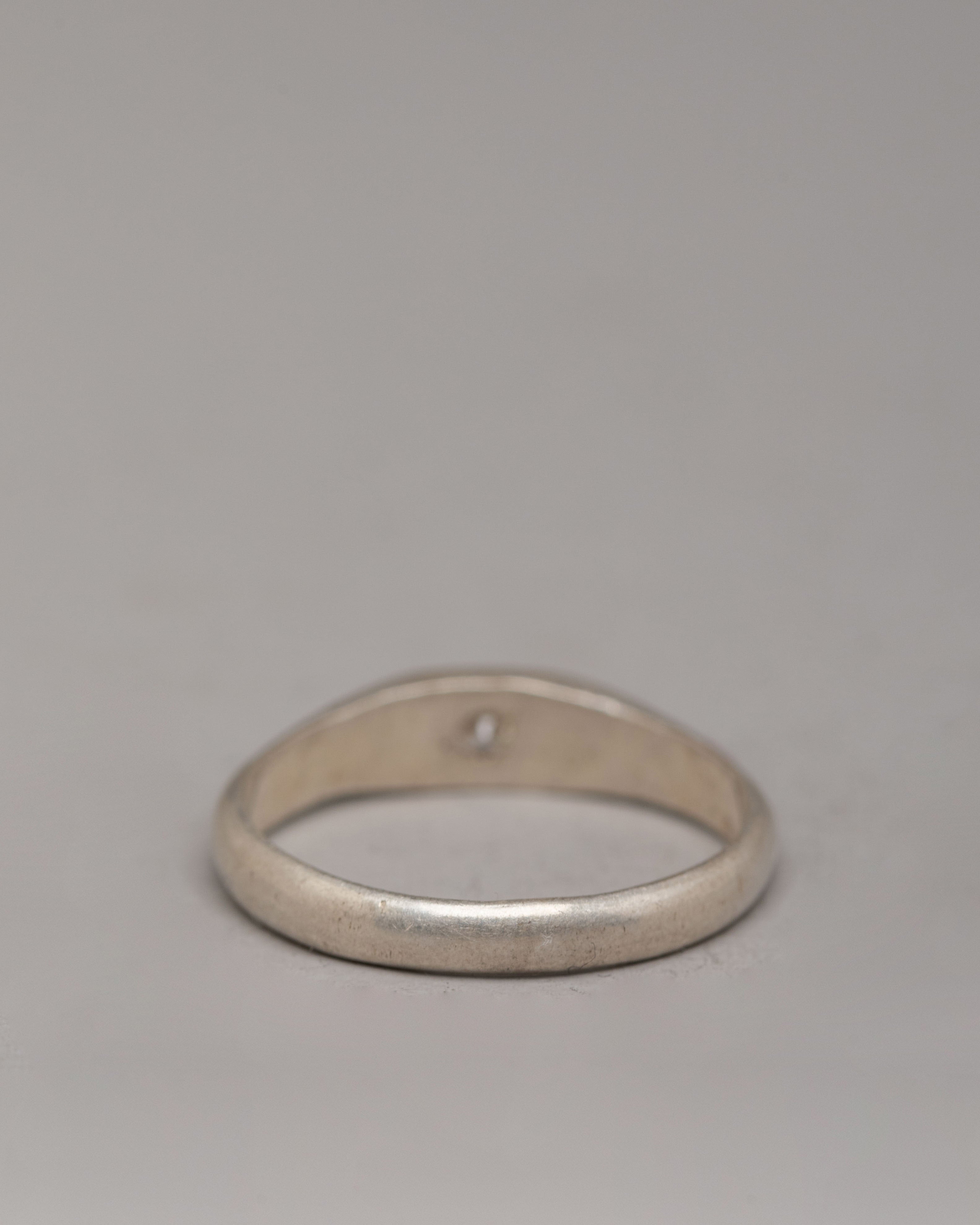 Handmade Silver Jewelry Ring | Natural Stone Zircon