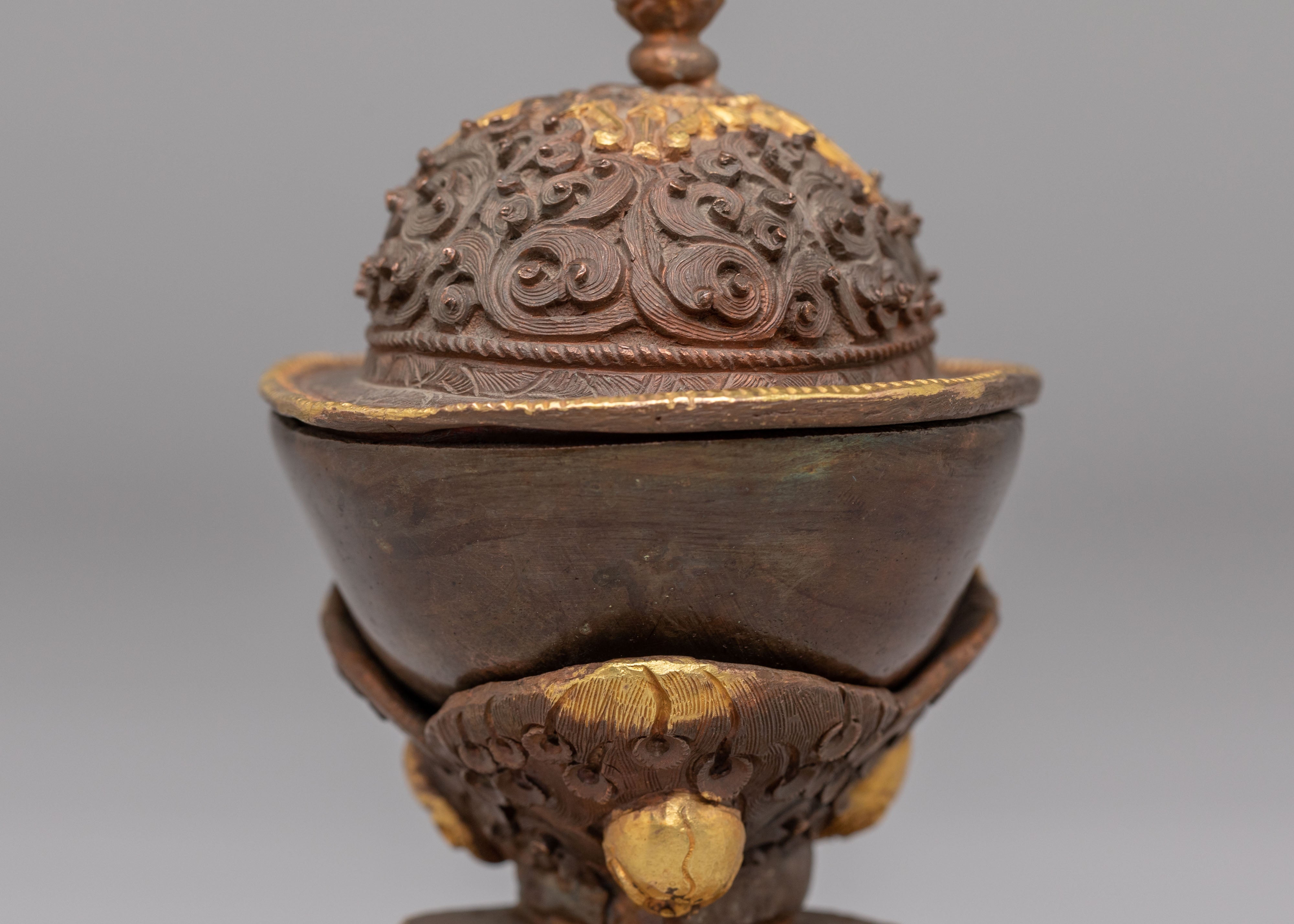Himalayan Tantric Kapala Cup | Spiritual Ritual Tools