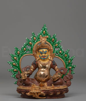 Handcrafted Copper Dzambhala Figurine