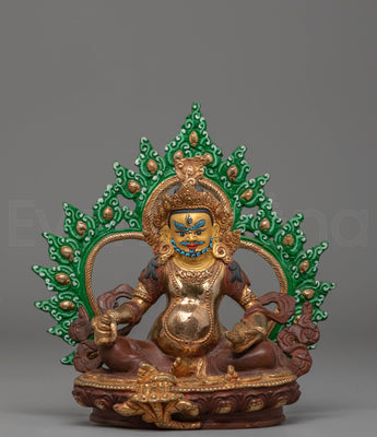 Handcrafted Copper Dzambhala Figurine