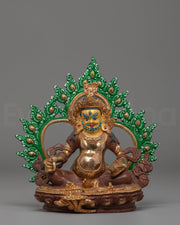 Handcrafted Copper Dzambhala Figurine