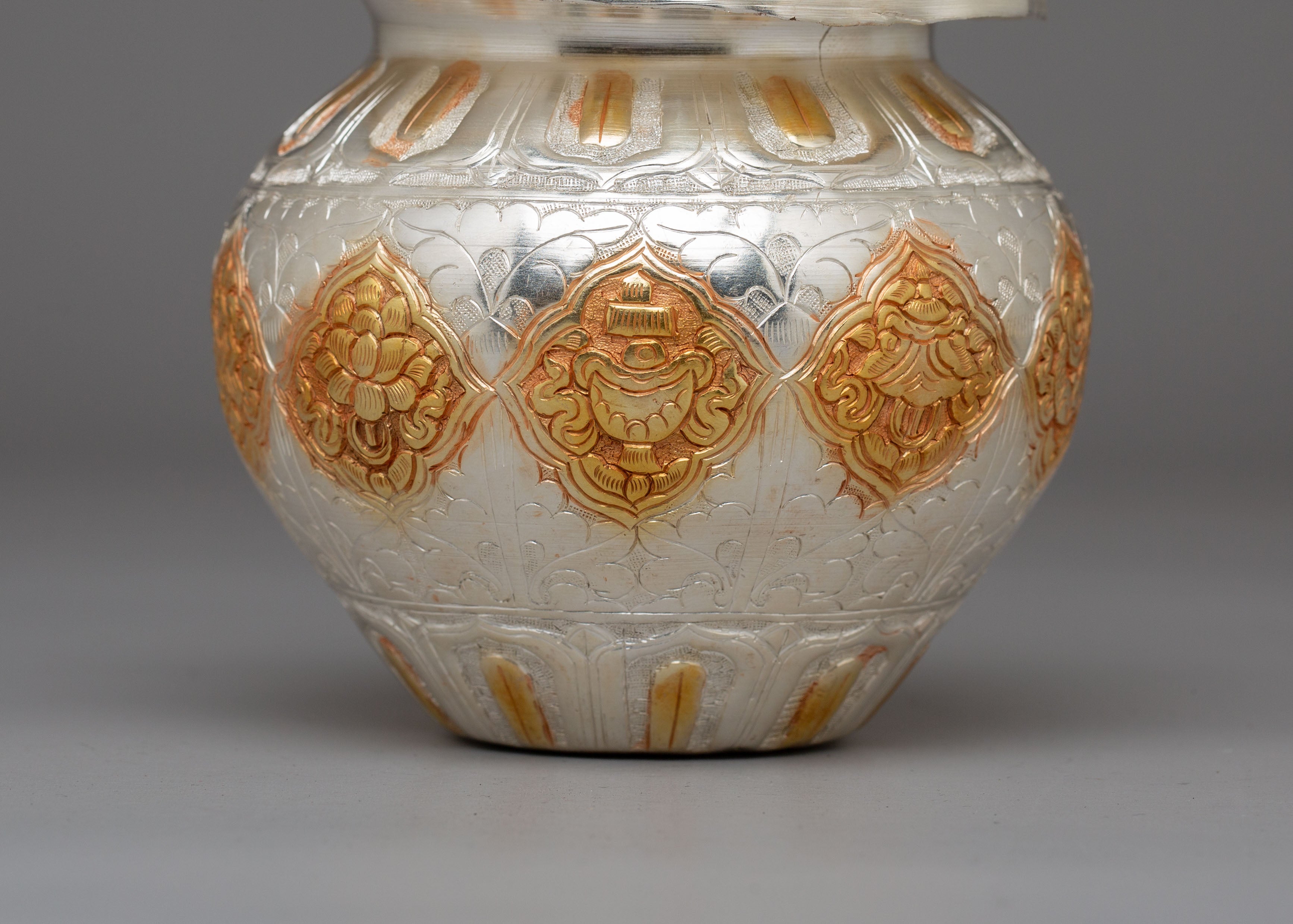 Buddhist Decor Kalasha | Sacred Offering Vessel