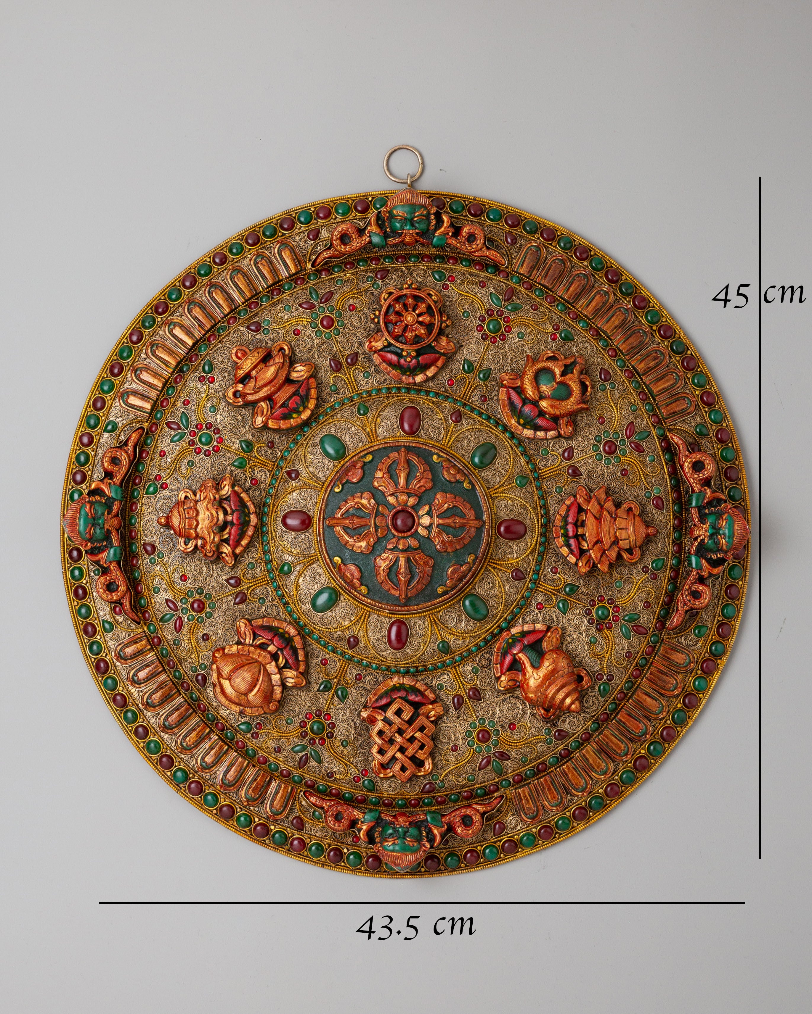 Tibetan Bishow Vajra Wall Hanging | Sacred Tibetan Artwork for Meditation