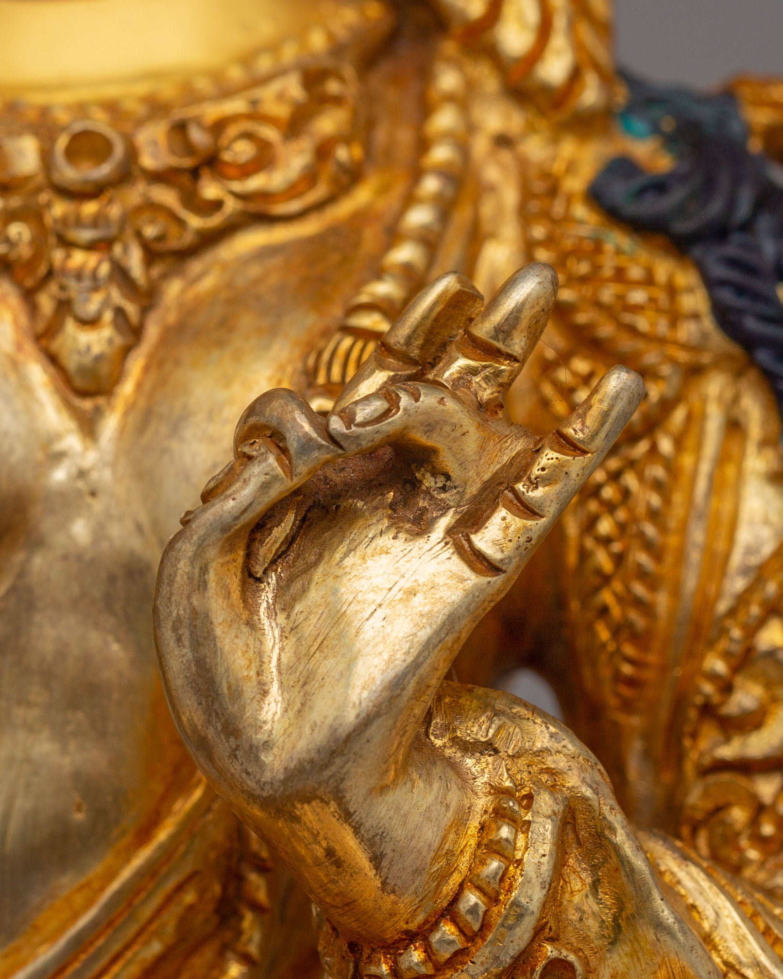 Buddhist Green Tara Goddess Statue | Tara Sculpture for Peace and Protection