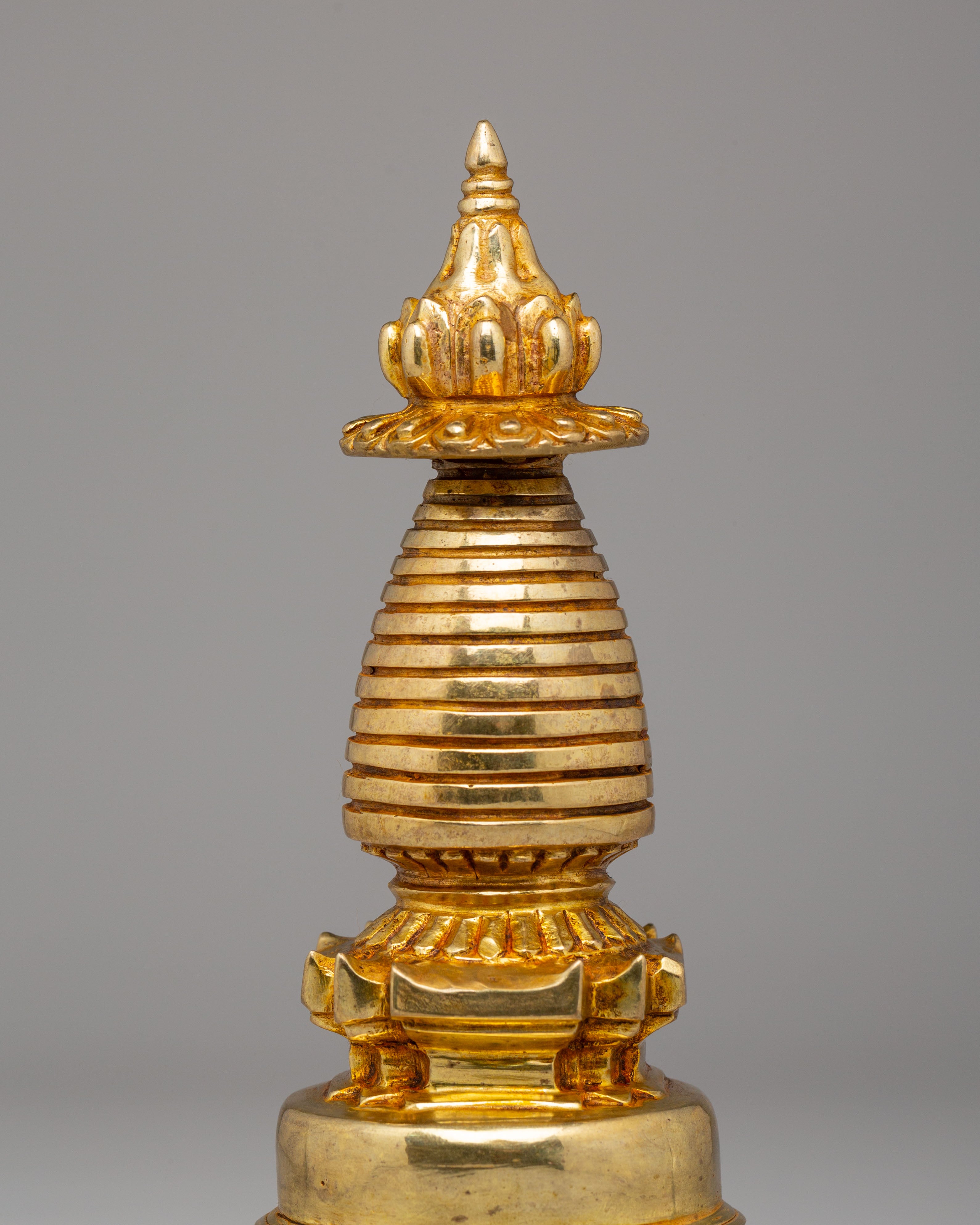 Handcrafted Ritual Kadampa Stupa | Tibetan Buddhist Art