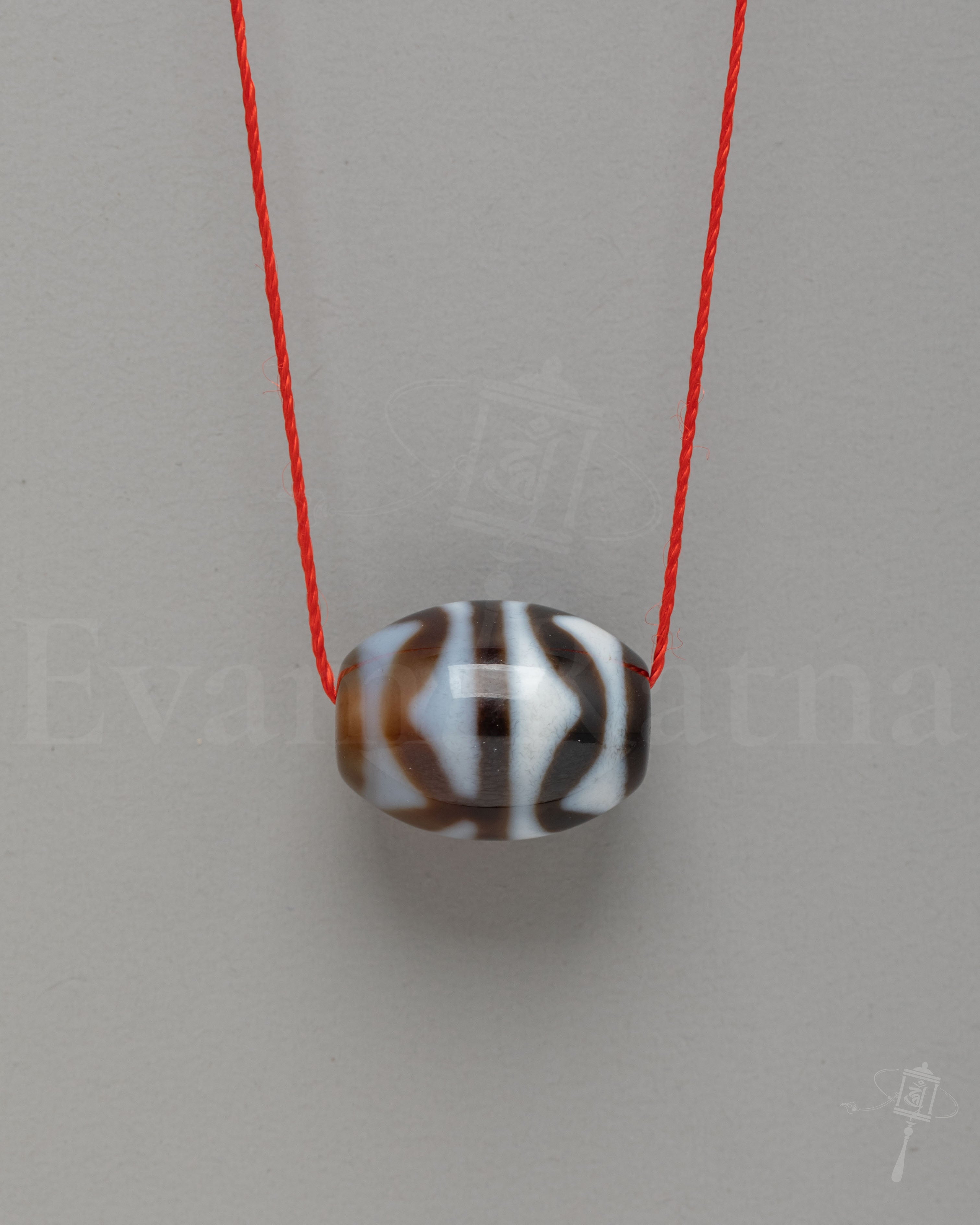 Spiritual Dzi Bead Locket | Handcrafted Spiritual Necklace