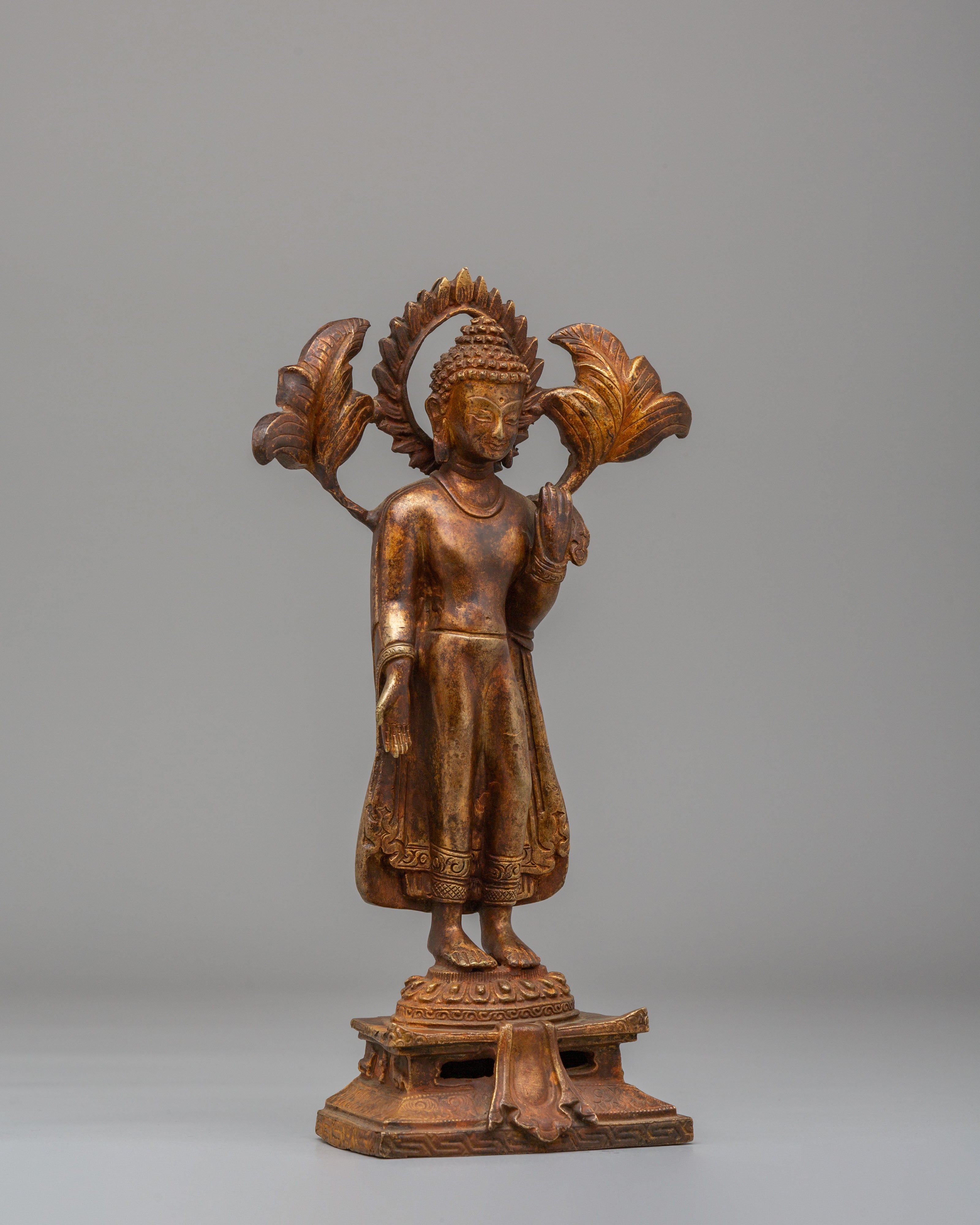 Tibetan Altar Dipankara Buddha Statue | Handcrafted Art