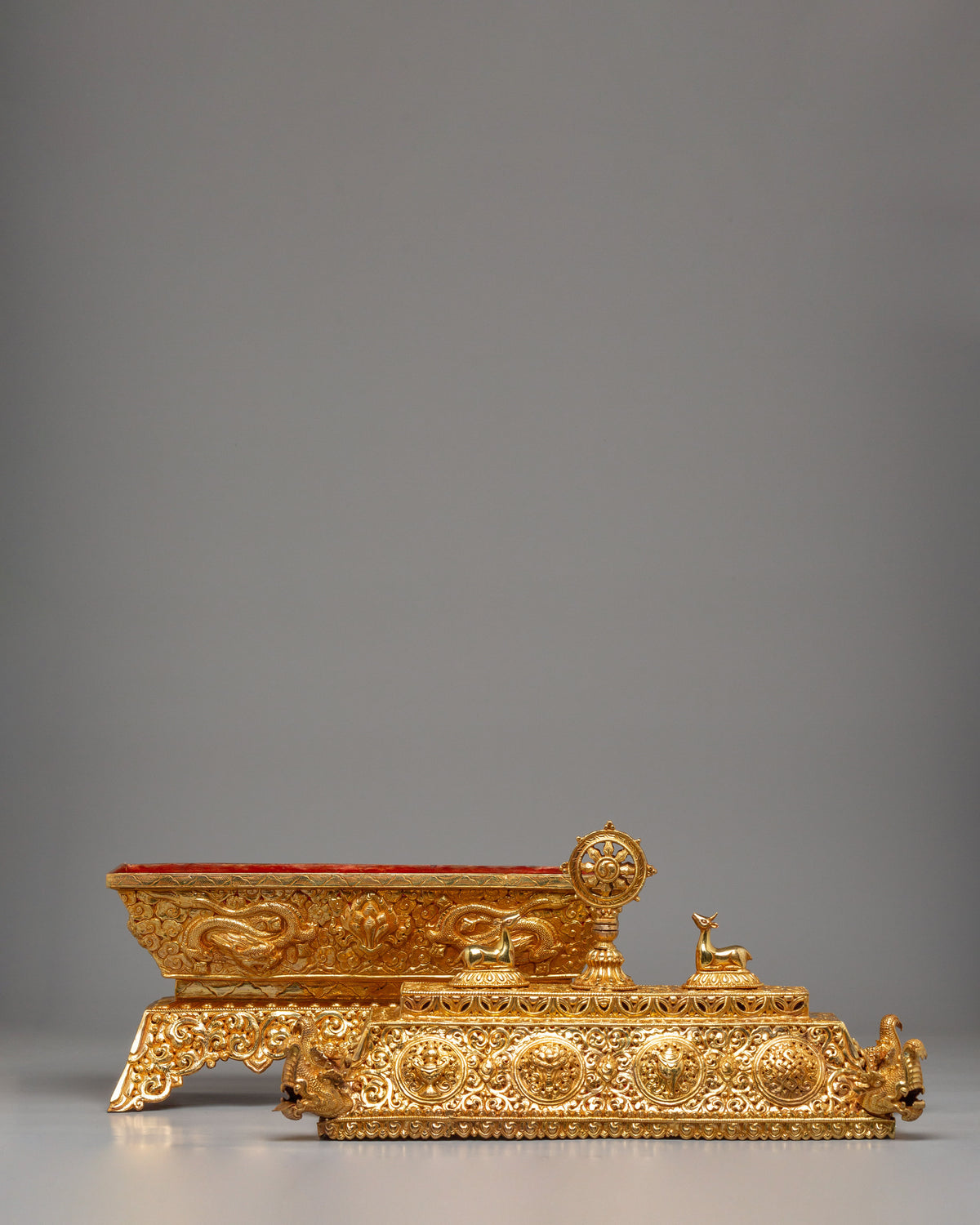 Buddhist Dharma Wheel Incense Burner | Meditation & Ritual Use