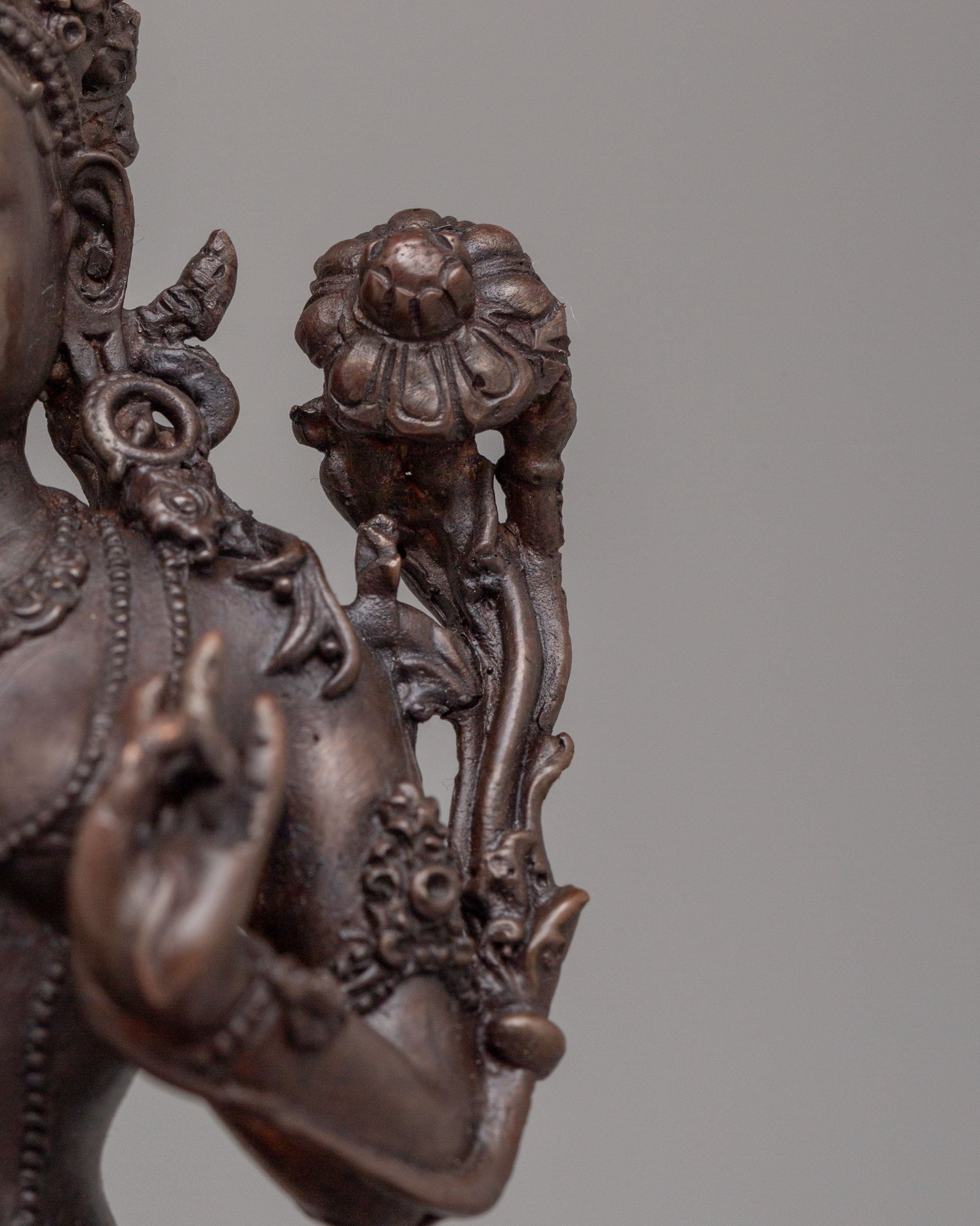 Spiritual Green Tara Altar Statue | Tibetan Buddhist Deity