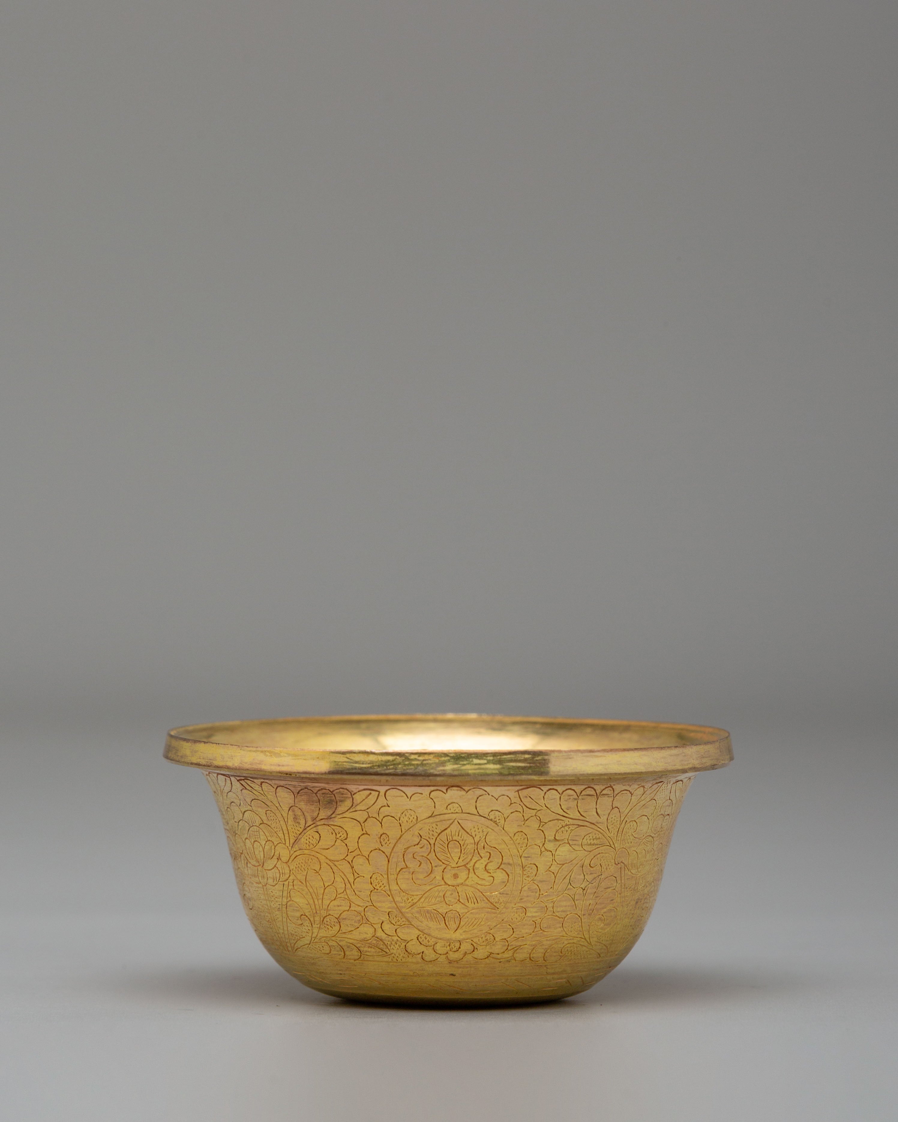 Tibetan Offering Bowl Set For Blessings | Sacred Copper Ritual Bowls