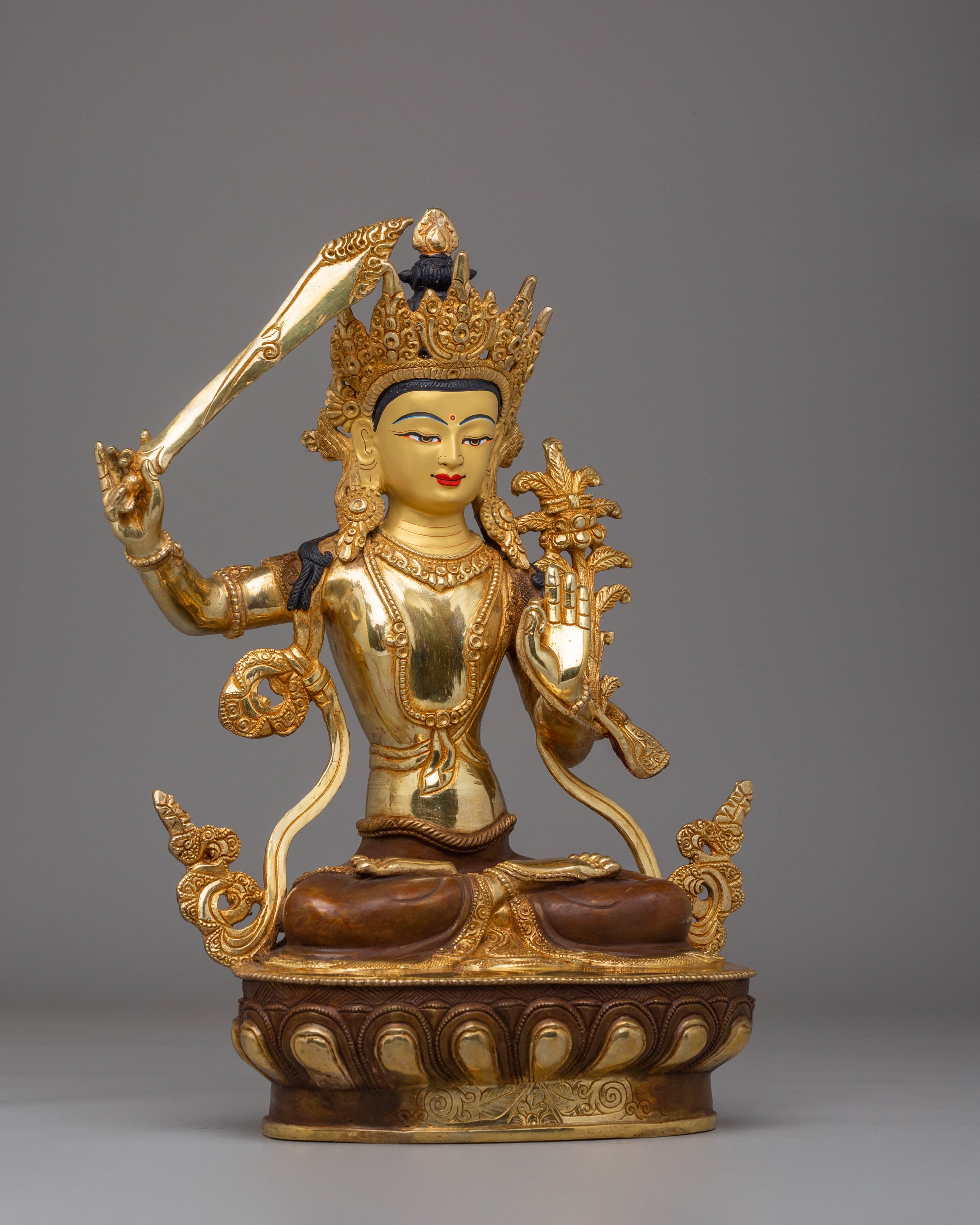 Handmade Statue of Manjushri | Bodhisattva of Wisdom