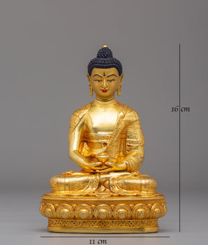 Handmade Amitabha Buddha Buddhist Statue | Sacred Artwork for Meditation