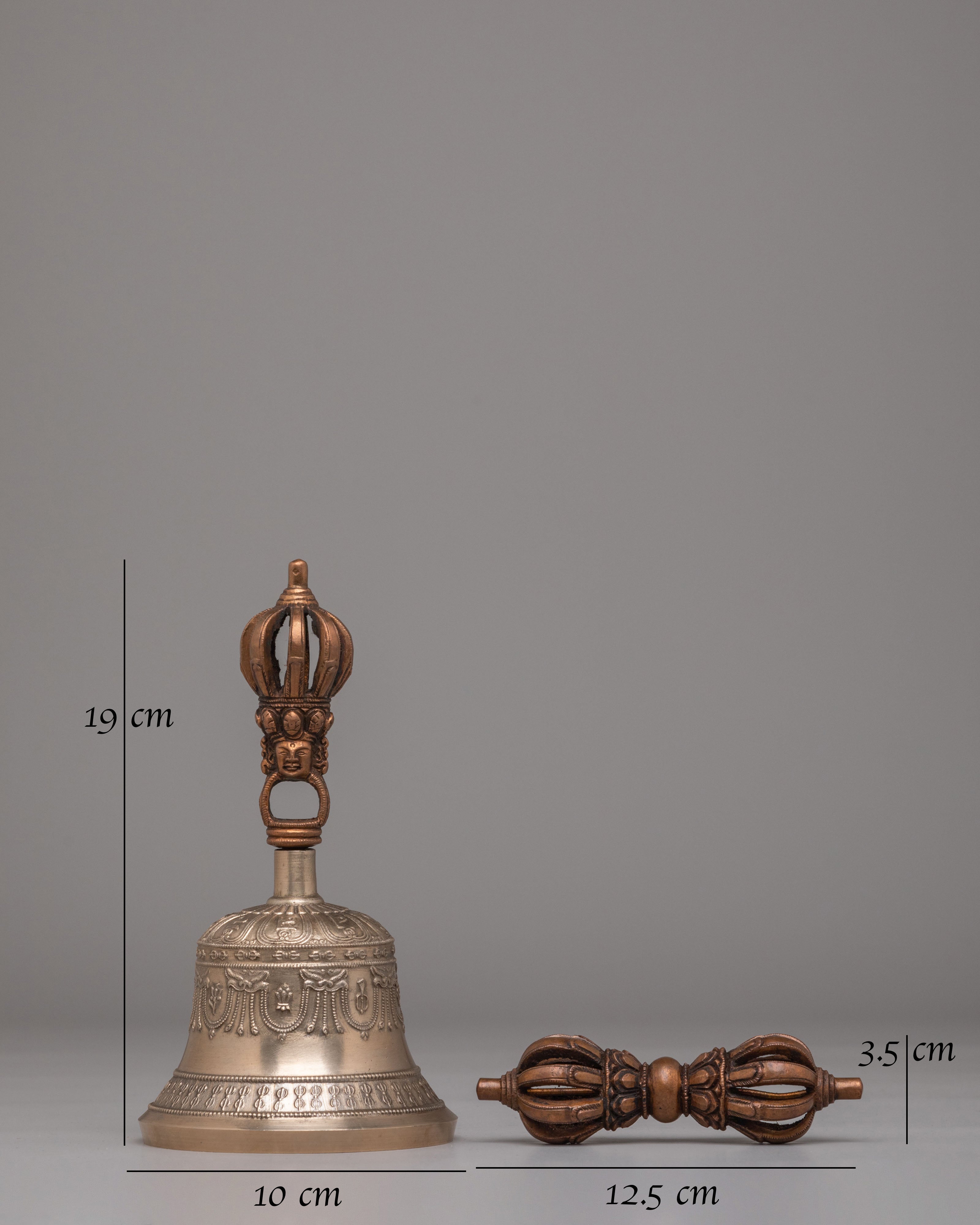 Vajra and Bell Set for Buddhist Ceremonies | Tibetan Ritual Tools