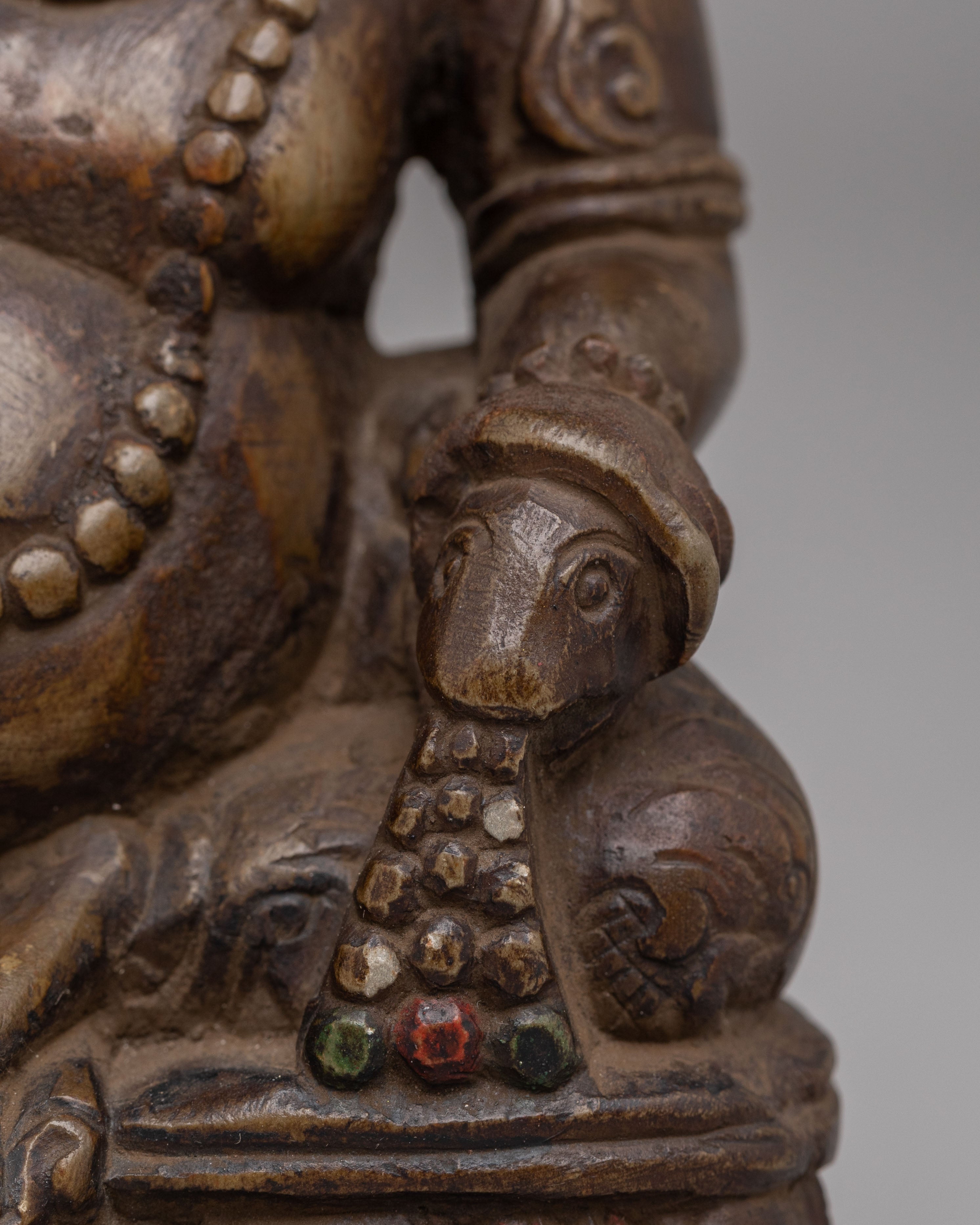 Traditional Dzambhala Figure | Buddhist Wealth Deity
