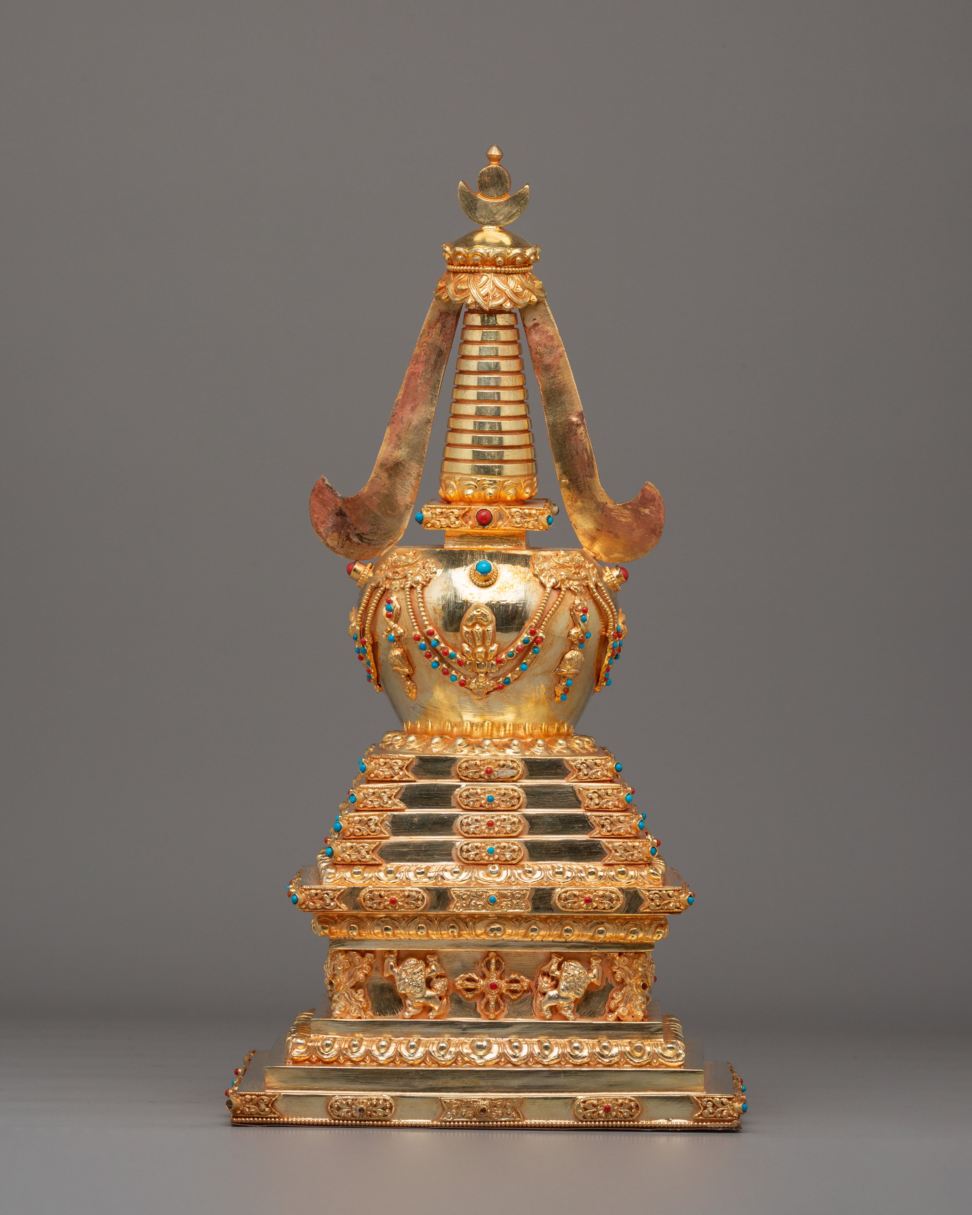Tibetan Enlightenment Stupa | Handcrafted Buddhist Shrine
