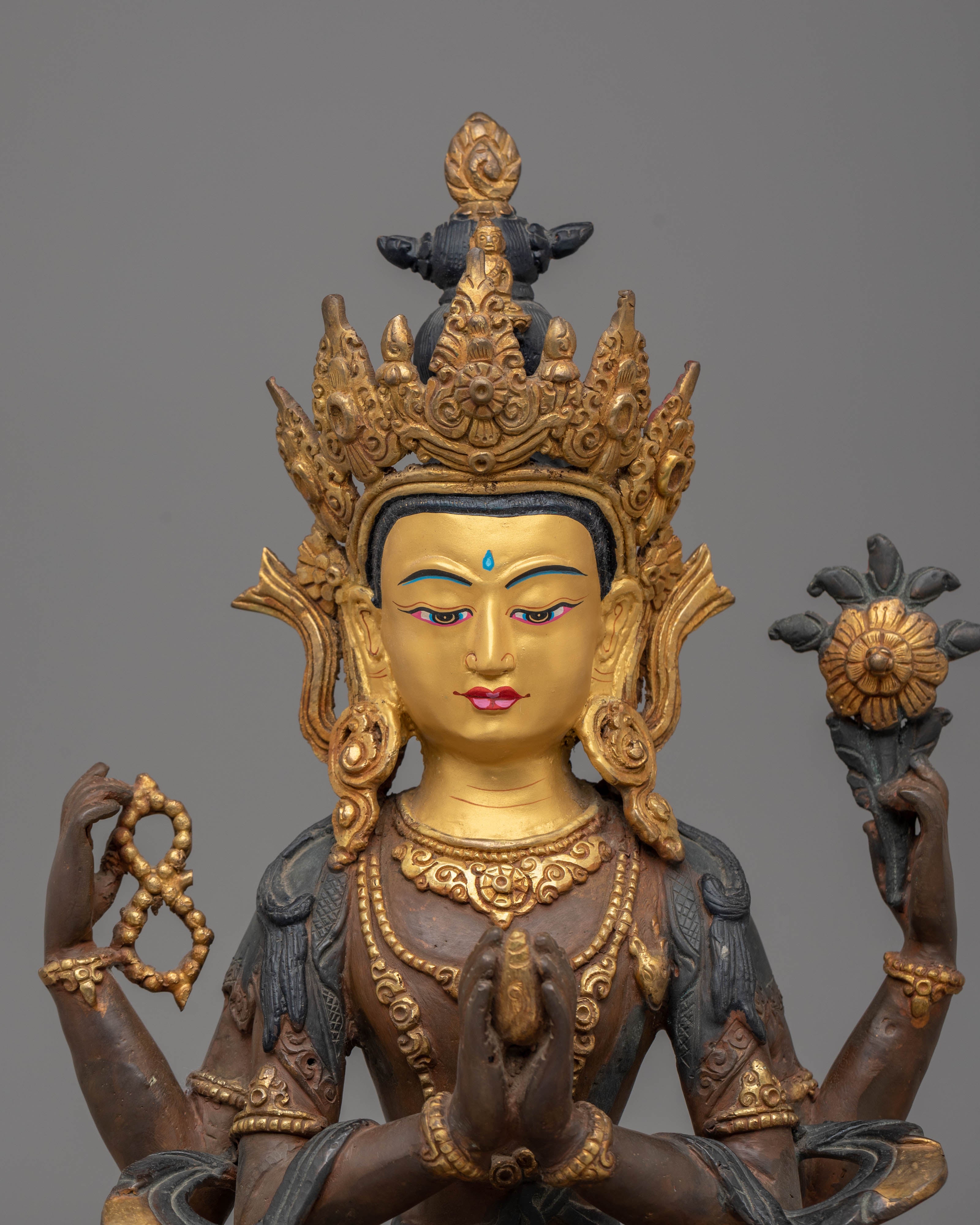 Chenrezig Statue Bodhisattva Of Compassion | Meditation Decor