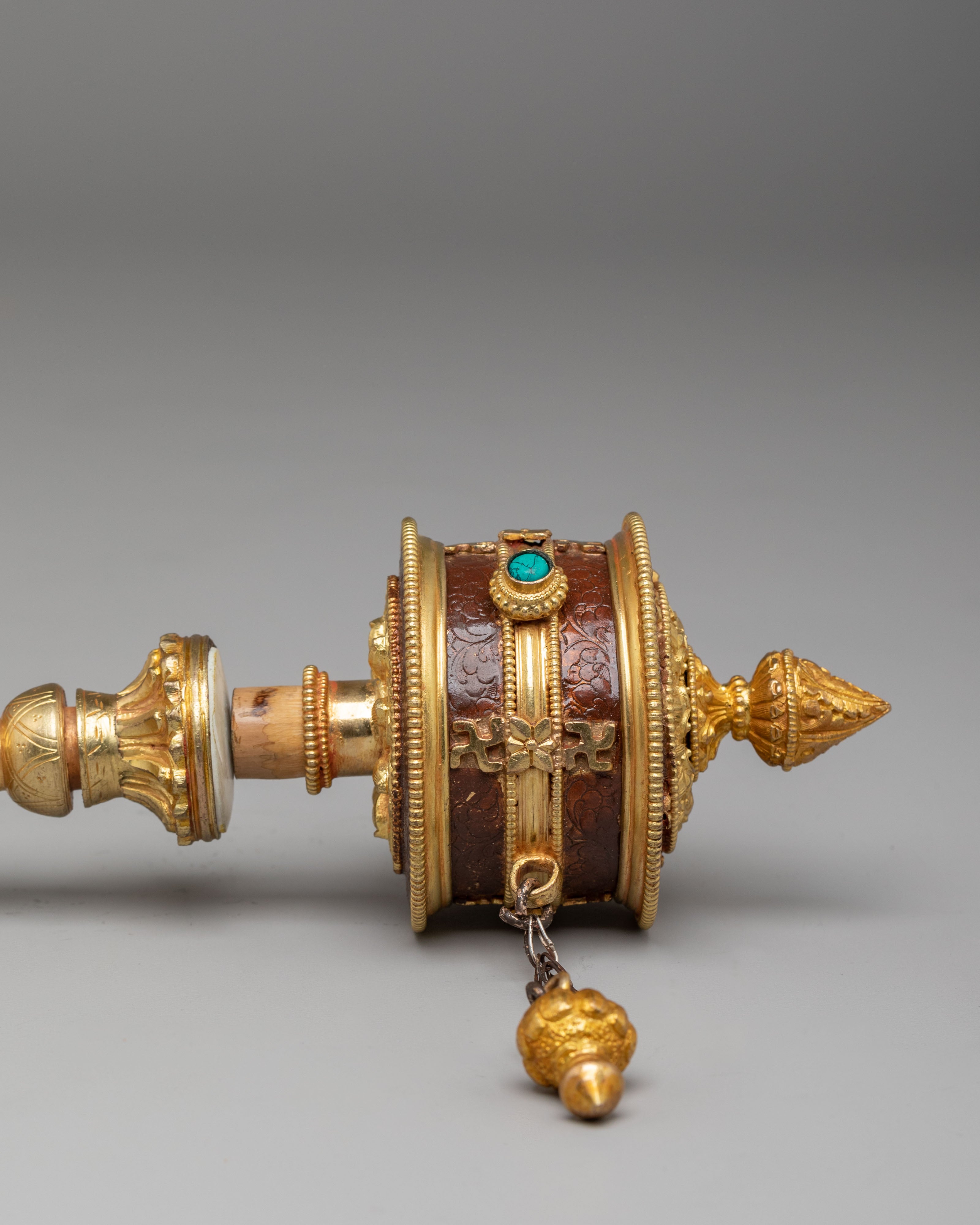 Spiritual Altar Prayer Wheel | Sacred Devotional Decor
