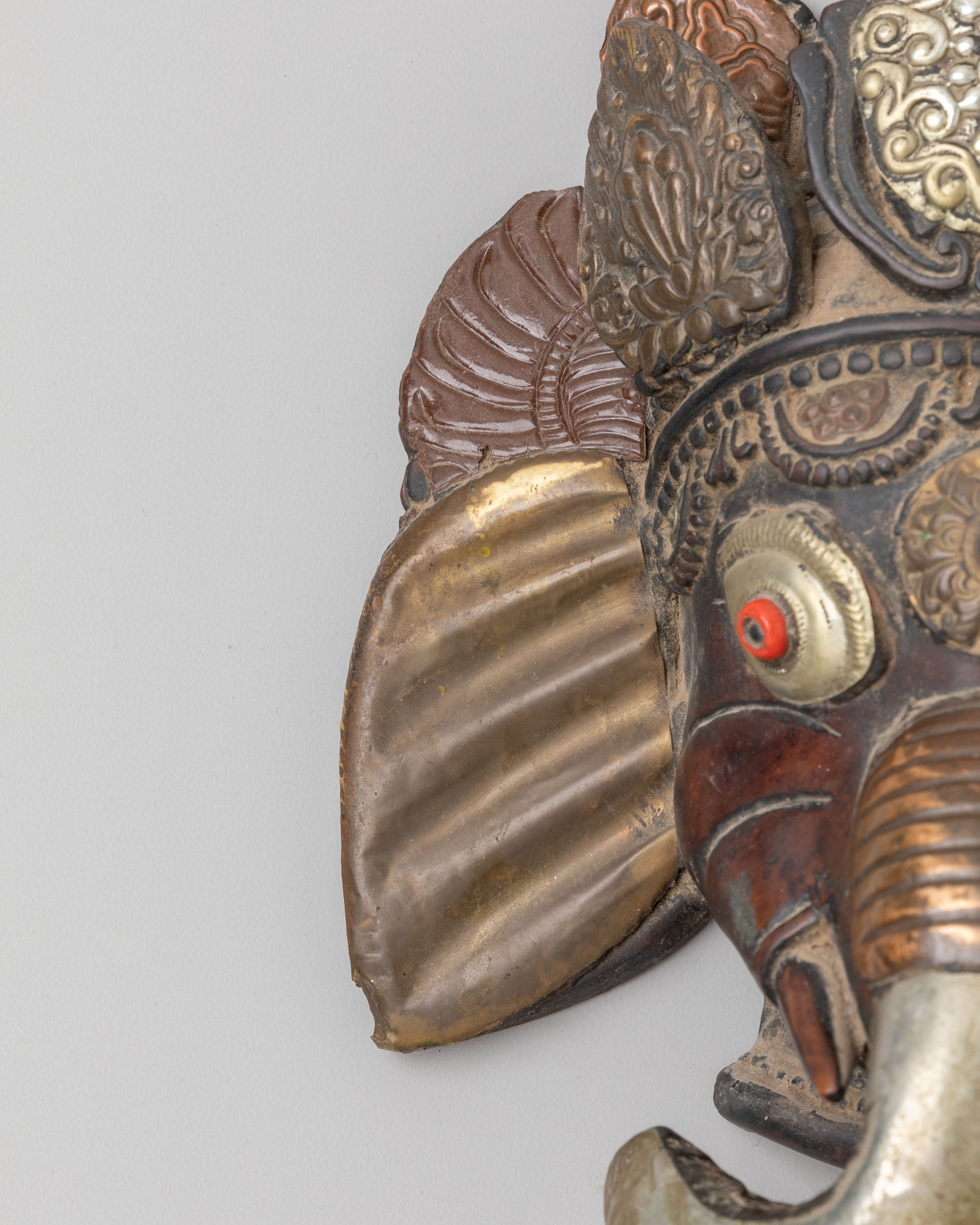 Divine Ganesha Wall Hanging Sculpture | Spiritual Decor for Meditation Space