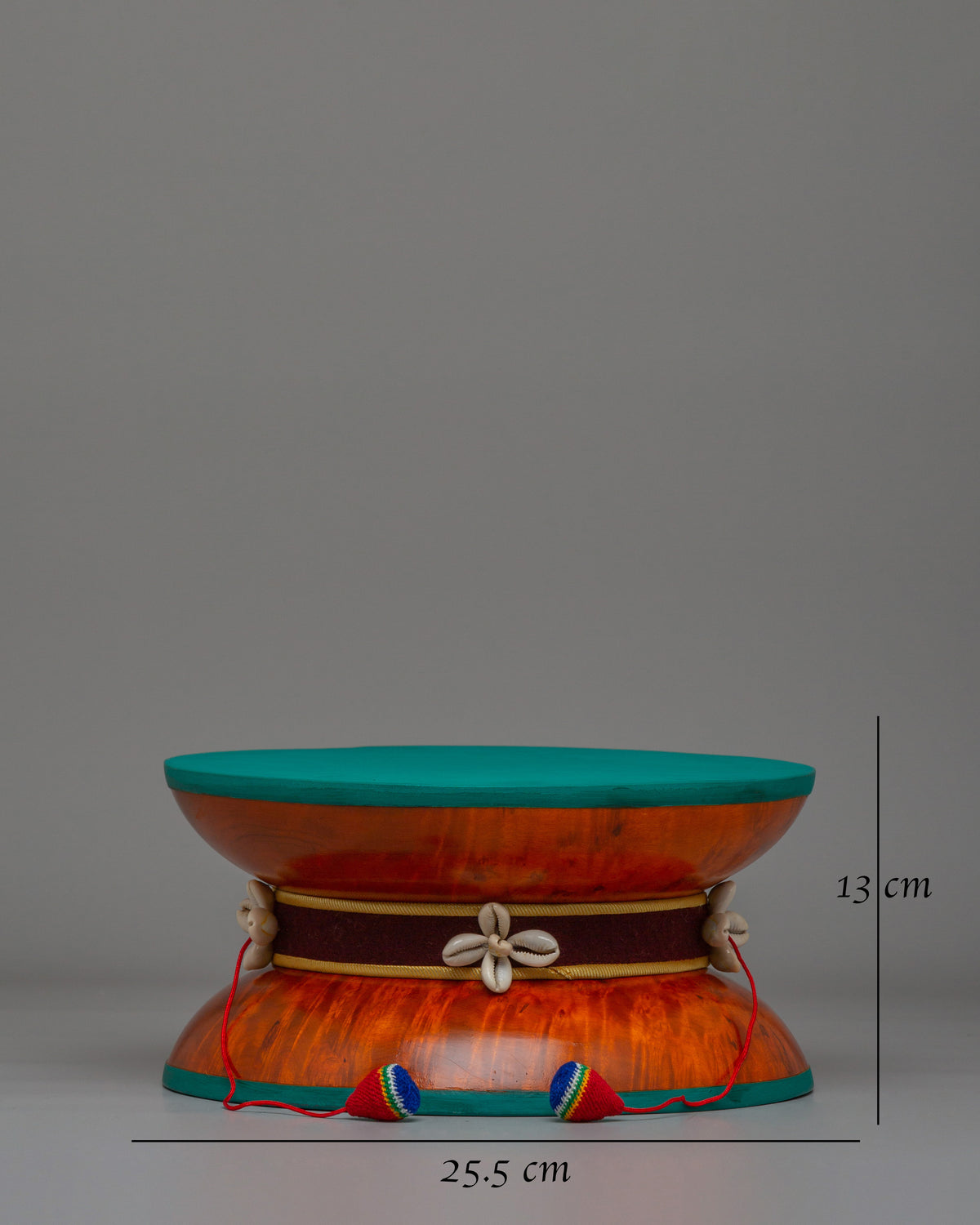 Handmade Tibetan Damaru | Ritual Drum for Mantra Chanting