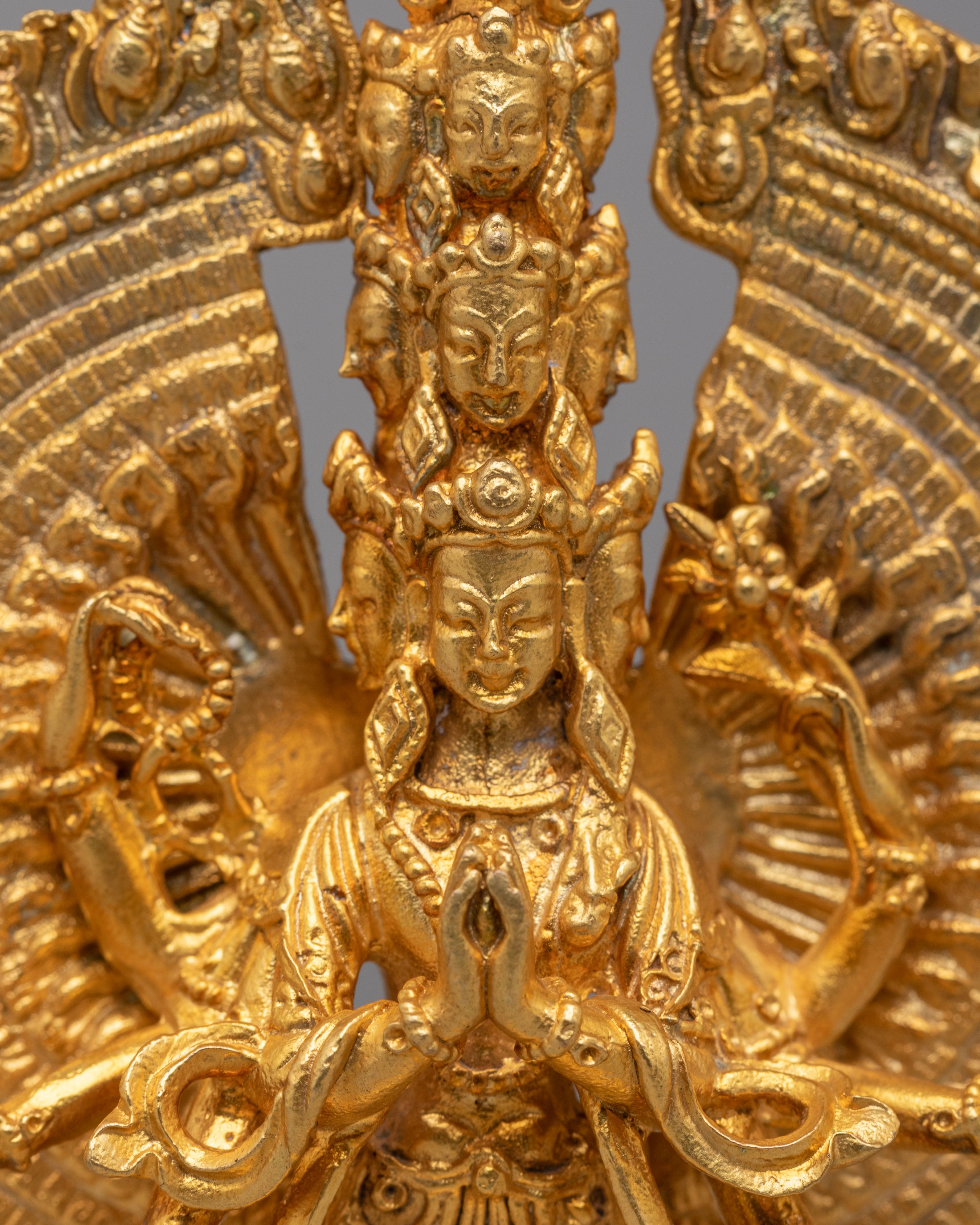 Traditional 1000 Armed Chenrezig Statue | Symbol of Infinite Compassion