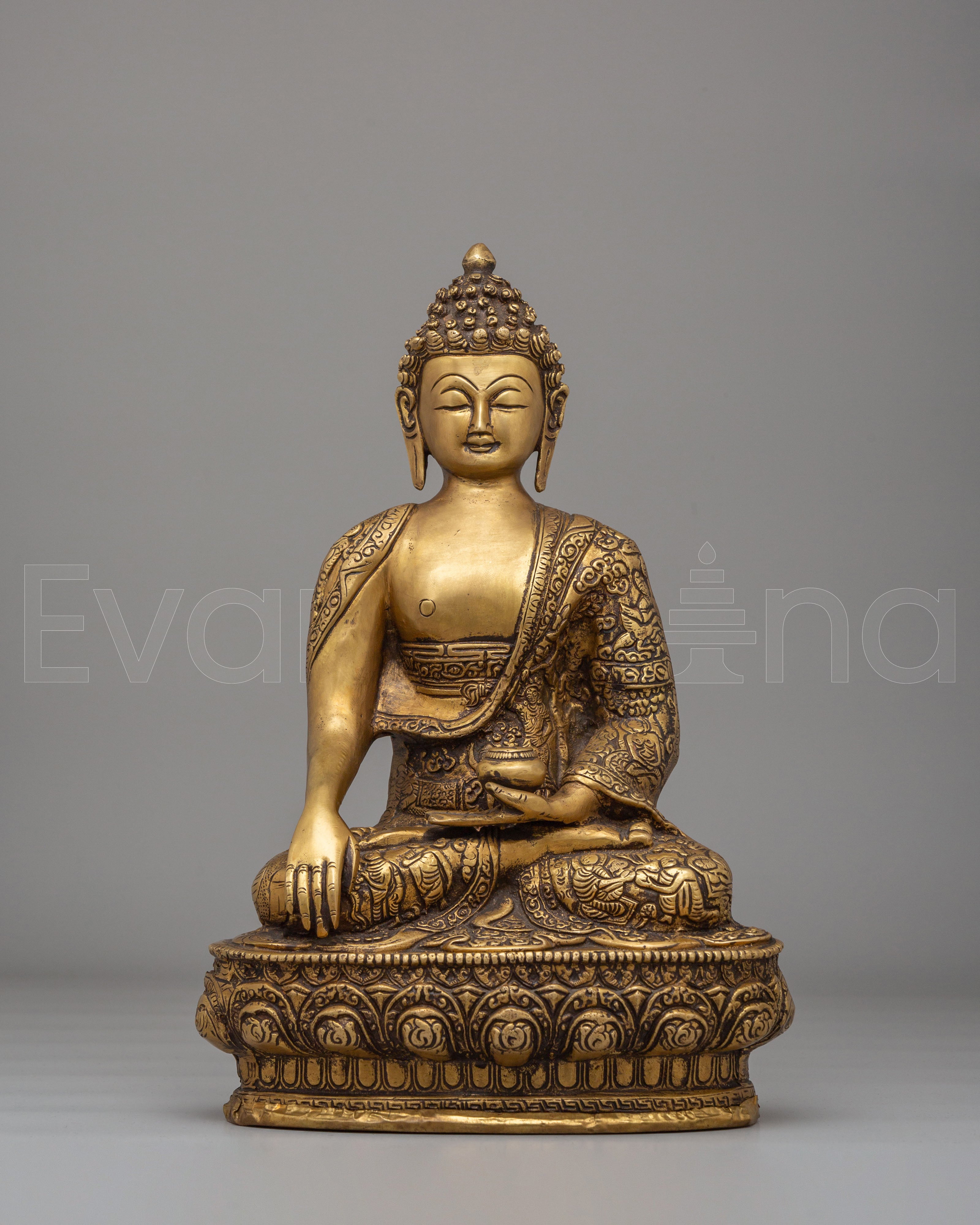 Shakyamuni Buddha Enlightenment Figurine