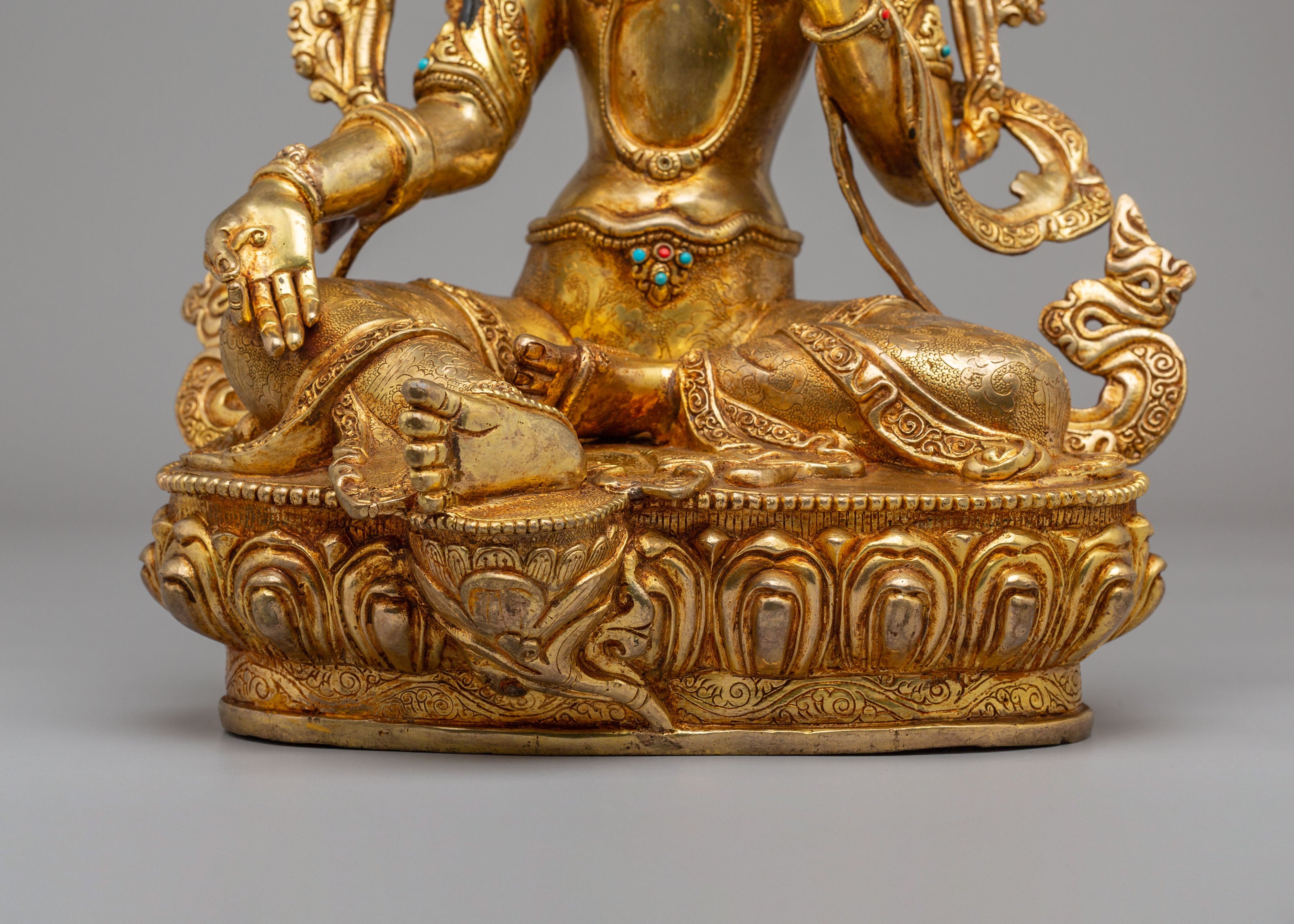Goddess Green Tara Deity Statue | Spiritual Home Decor