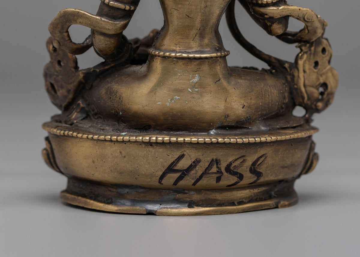 Tibetan Vajrasattva Purification Statue | Handcrafted Buddhist Art