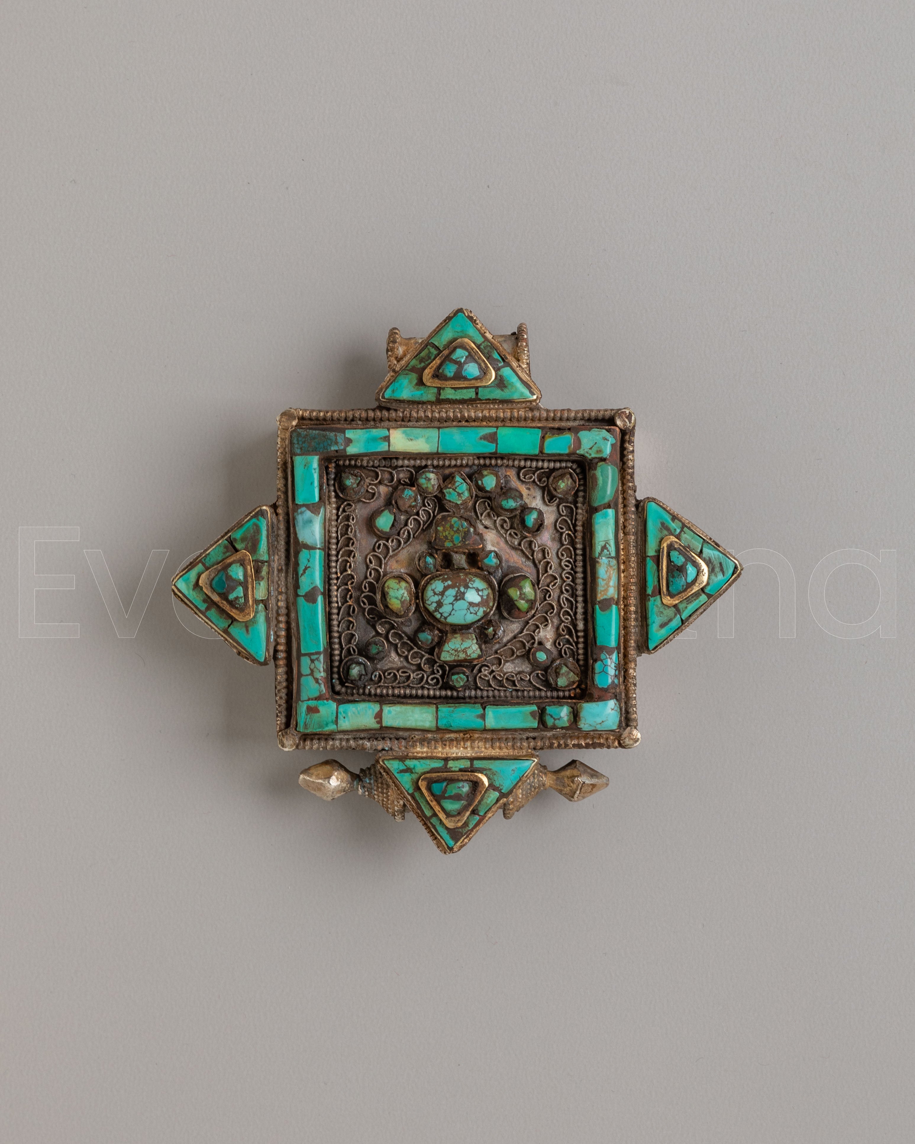 Buddhist Ritual Ghau Box Locket | A Symbol of Protection and Spiritual Blessings