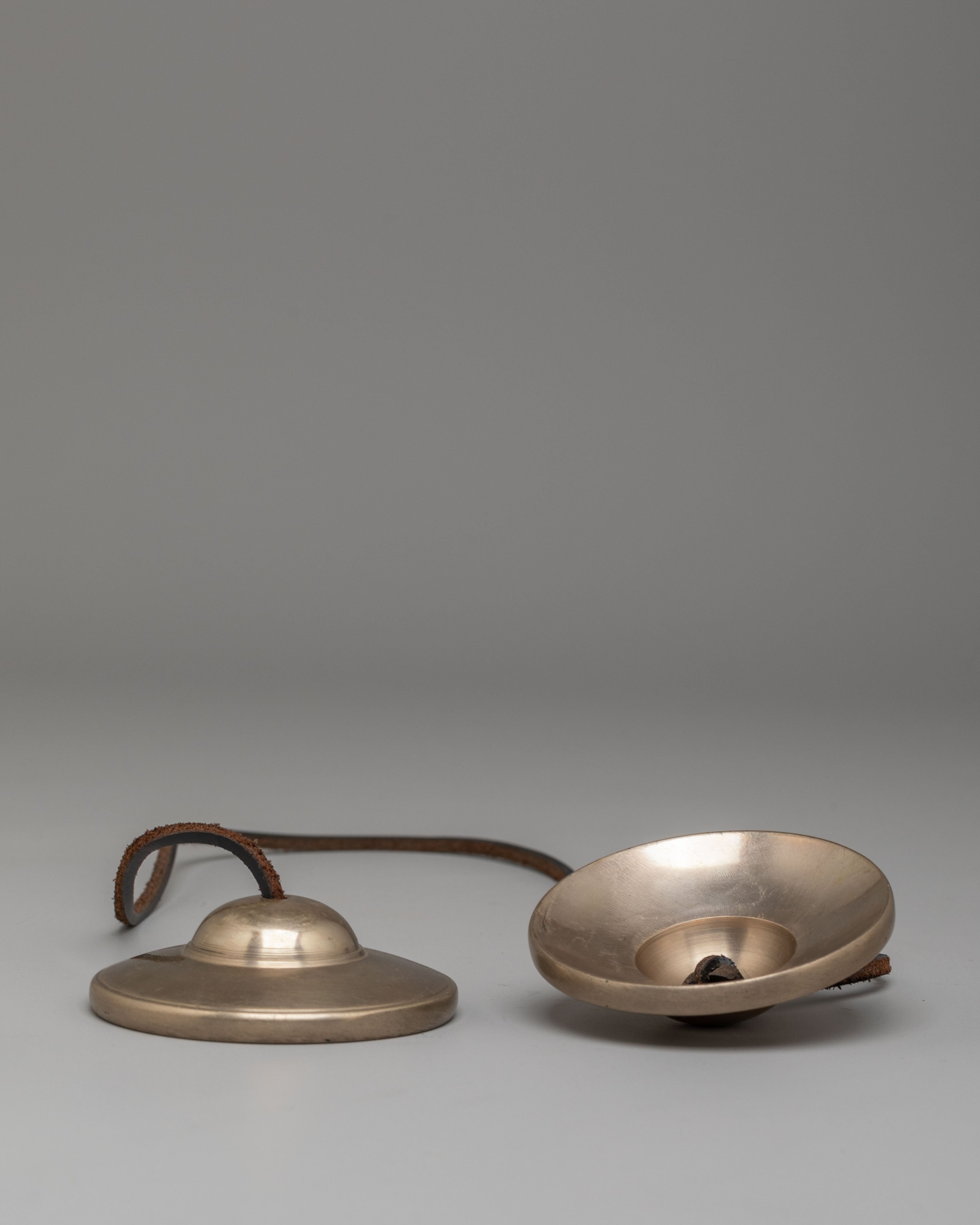 Sacred Buddhist Tingsha Meditation Tool | Bronze Tibetan Meditation Cymbals