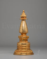 Traditional Handcrafted Altar Kadampa Stupa
