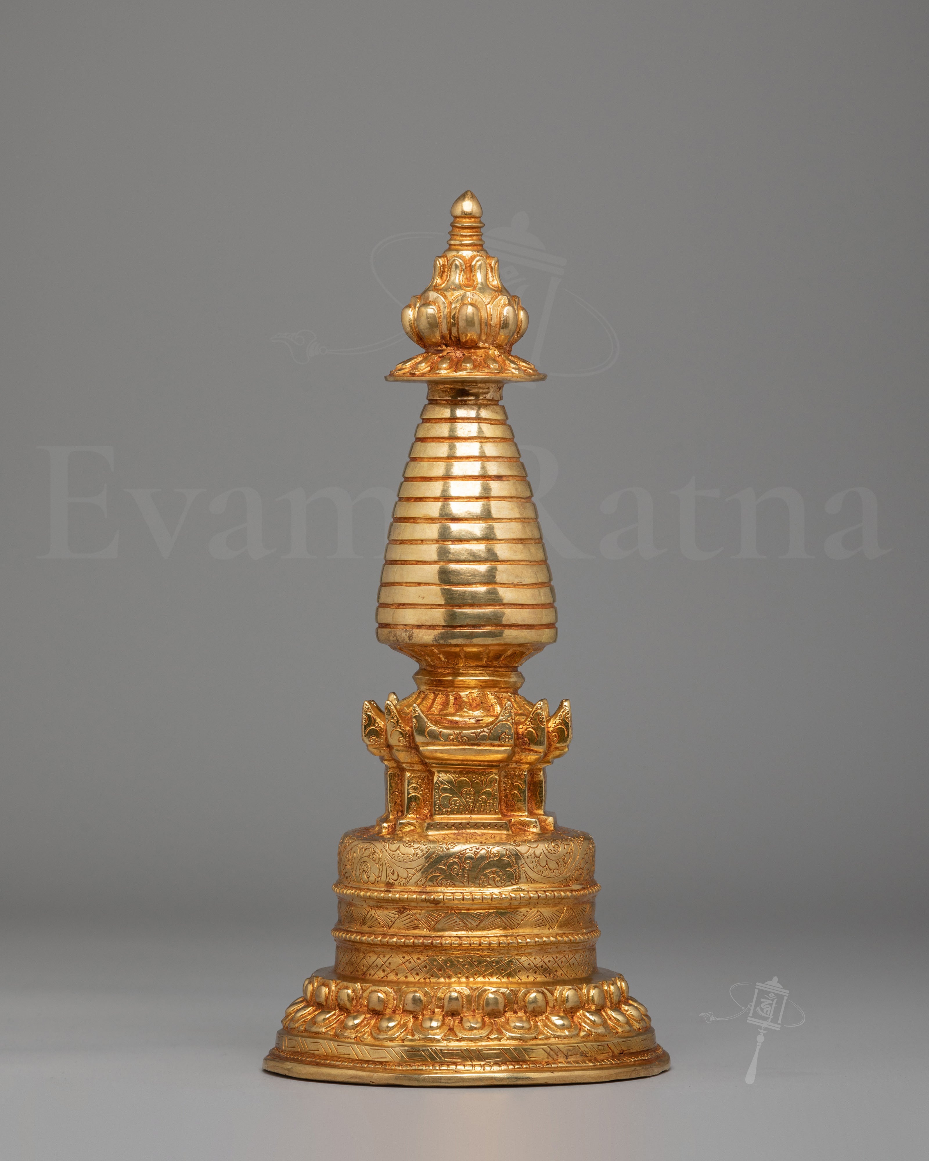 Traditional Handcrafted Altar Kadampa Stupa