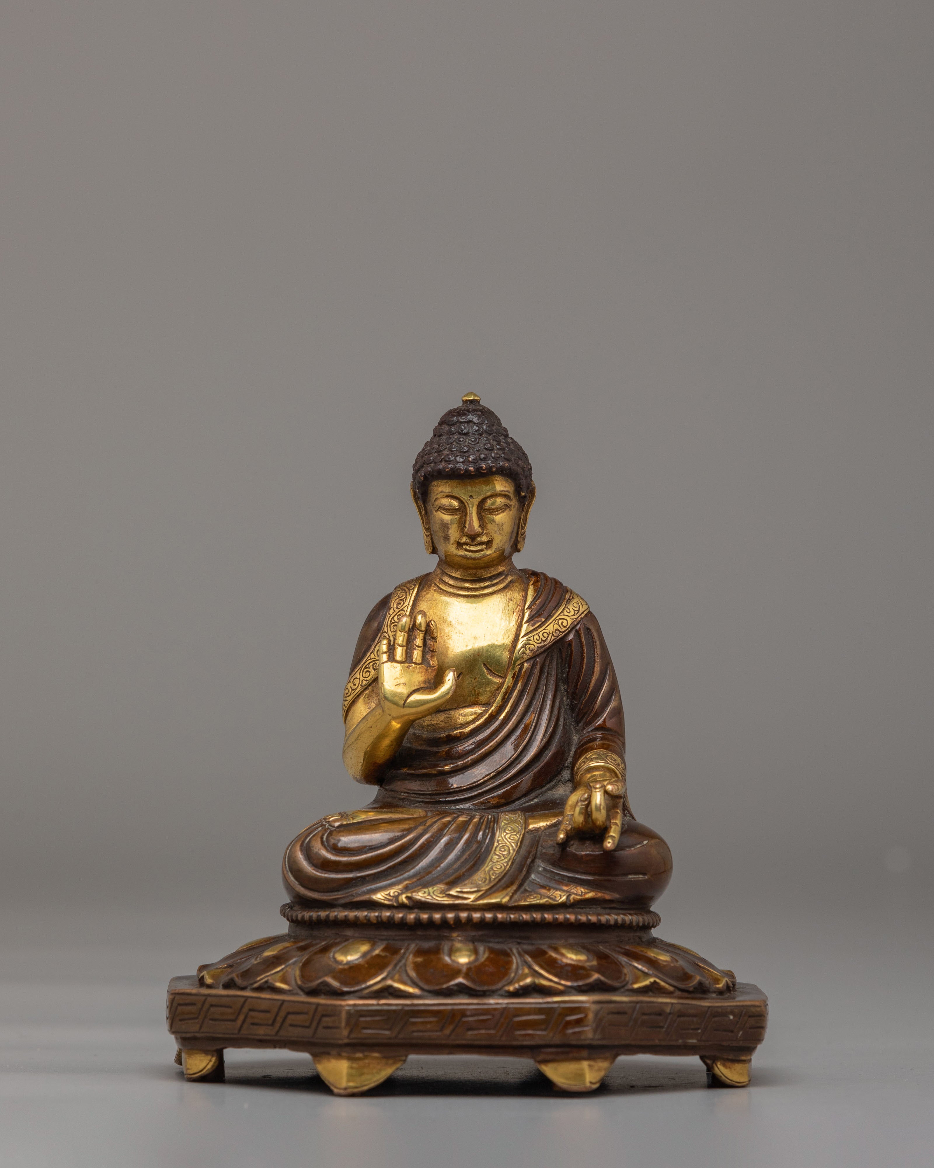Buddha on Throne Statue | Handmade Decorative Artwork