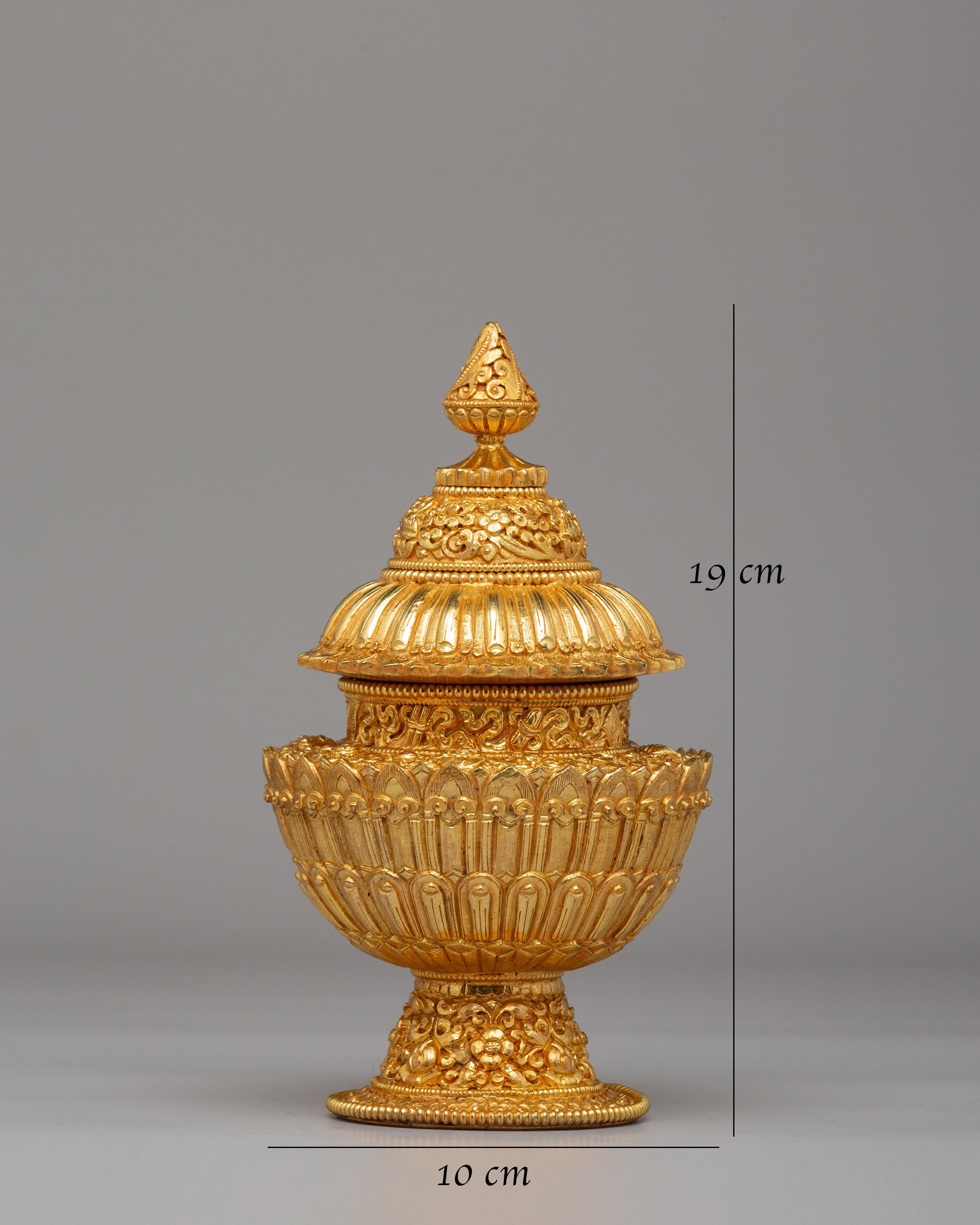 Rice Pot for Ritual Offering | Sacred Offering Vessel for Puja