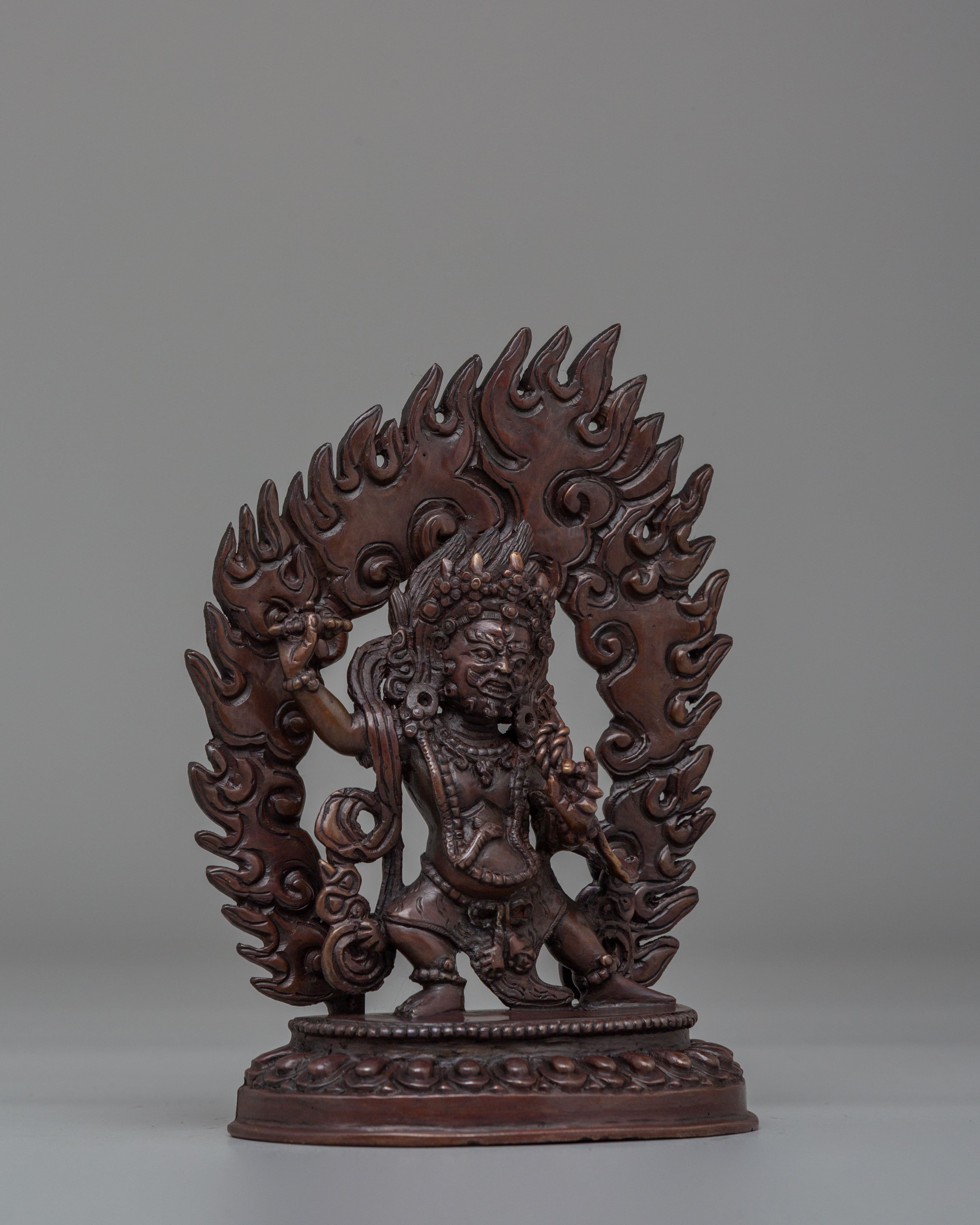 Spiritual Vajrapani Protection Statue | Tibetan Protector Deity