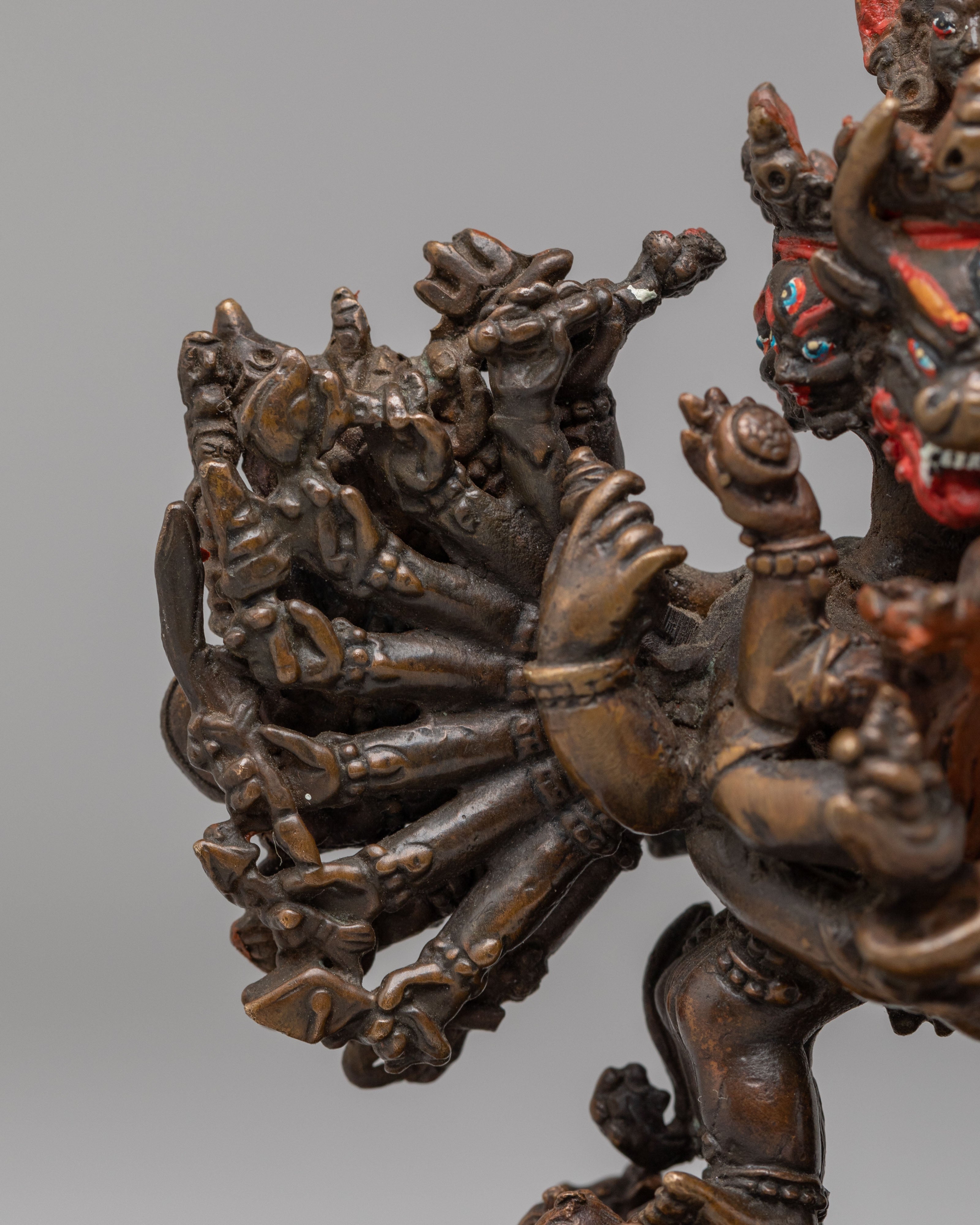 Sacred Yamantaka Statue | Wrathful Protector Deity