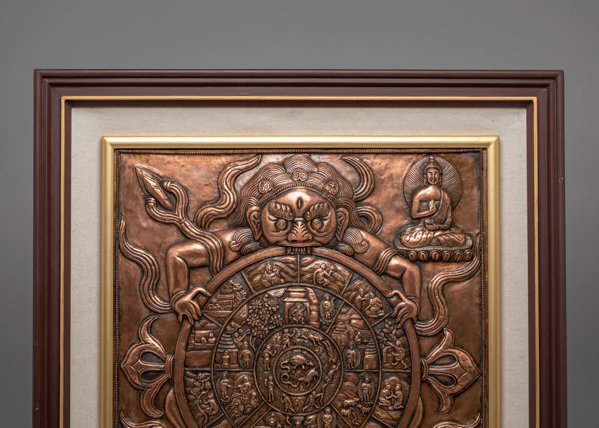 Handcrafted Wheel Of Life Wall Hanging | Symbol Of Impermanence