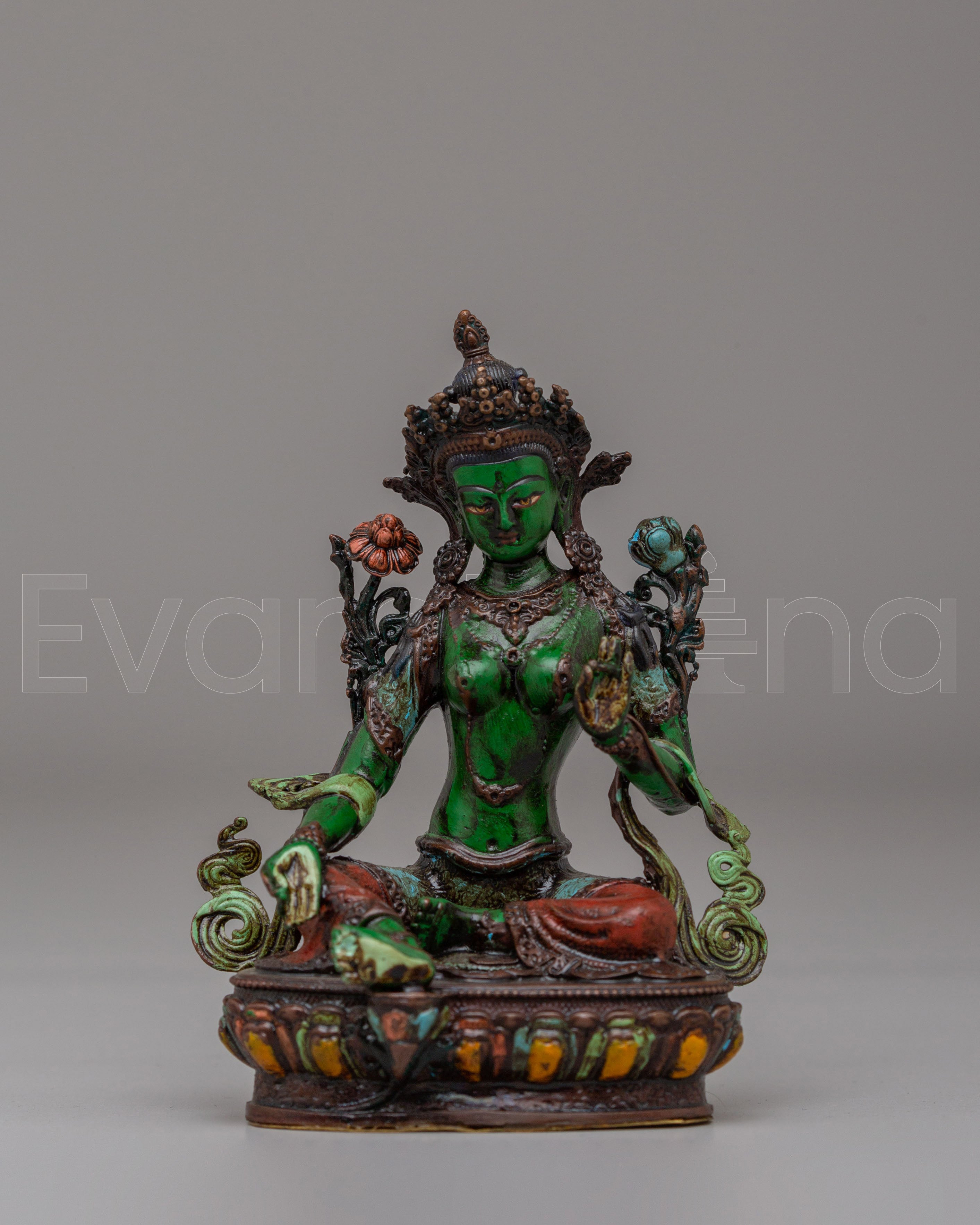 Green Tara Deity Statue