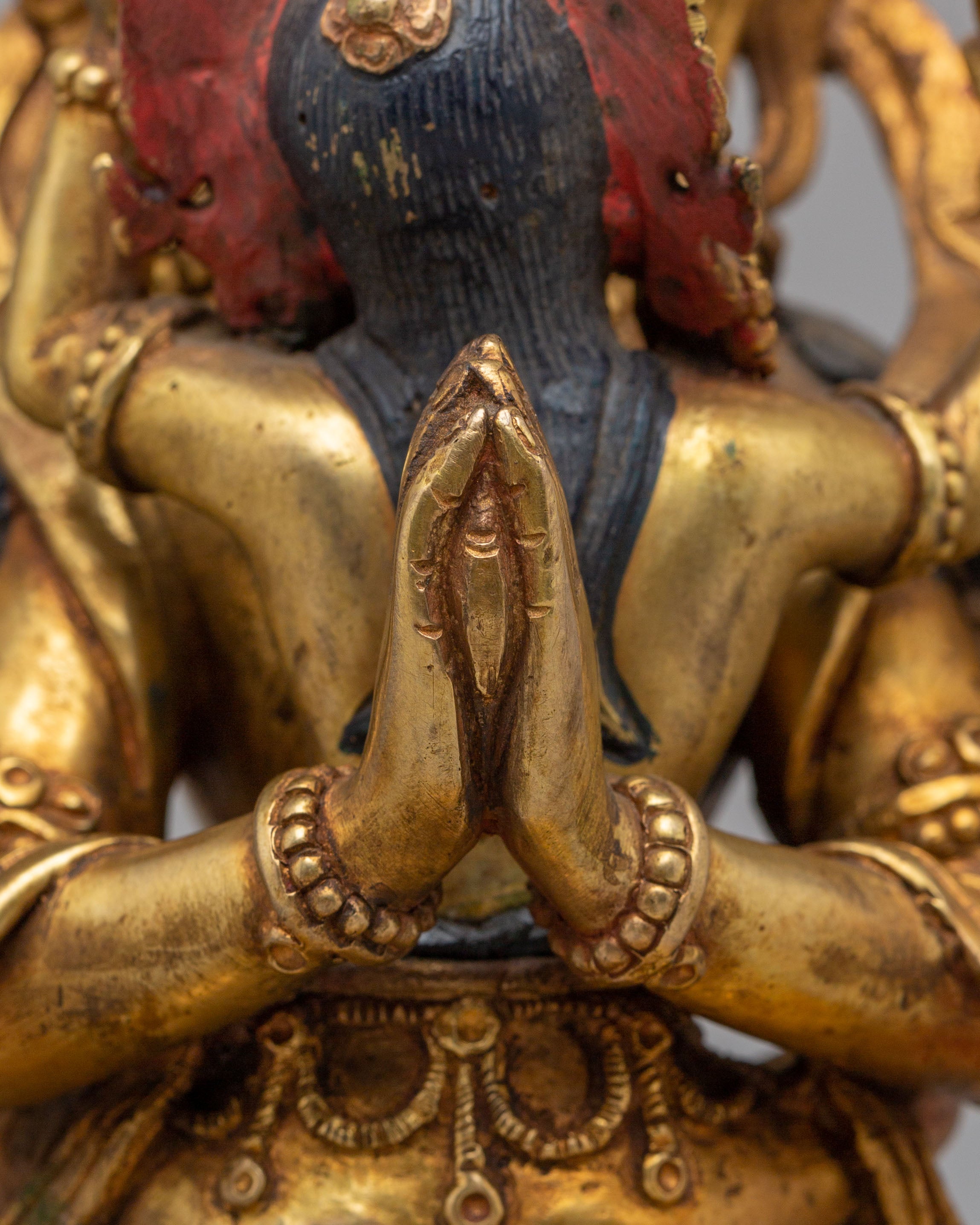 Sacred Chenrezig With Consort Statue | Symbol of Compassion
