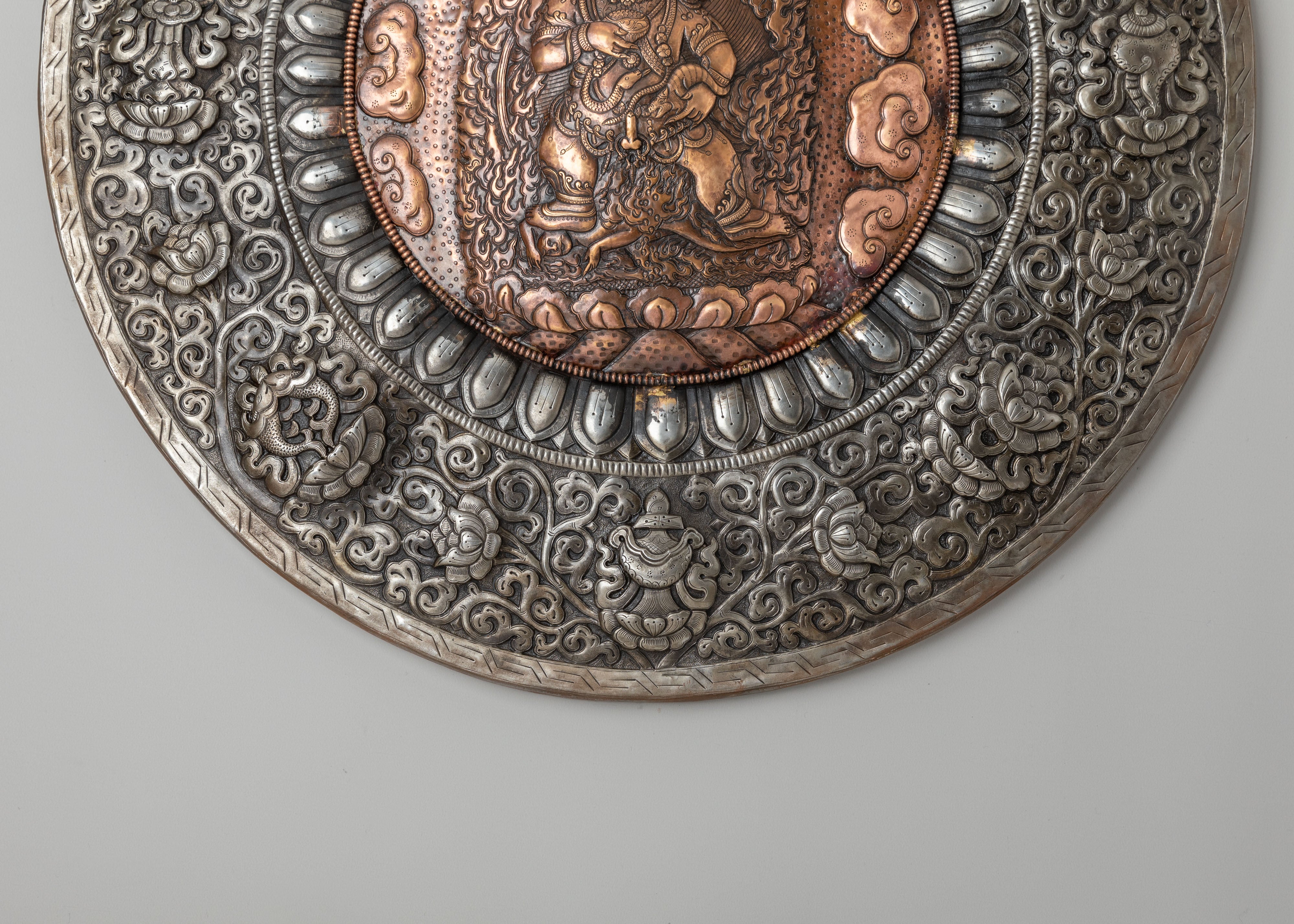 Handcrafted Black Dzambhala Wall Hanging | Symbol of Prosperity