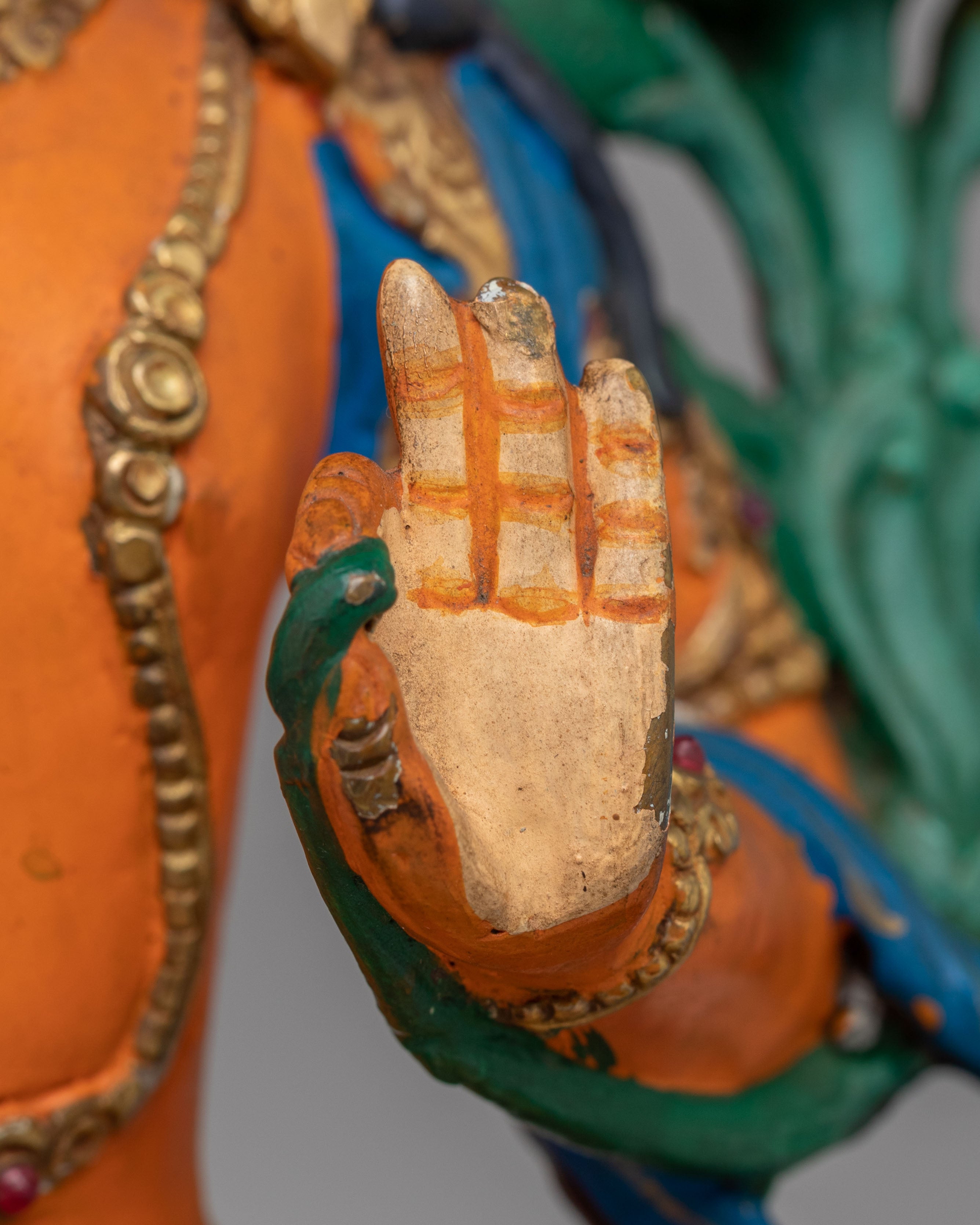 Spiritual Manjushri Divine Statue | Handcrafted Copper Manjushri Statue