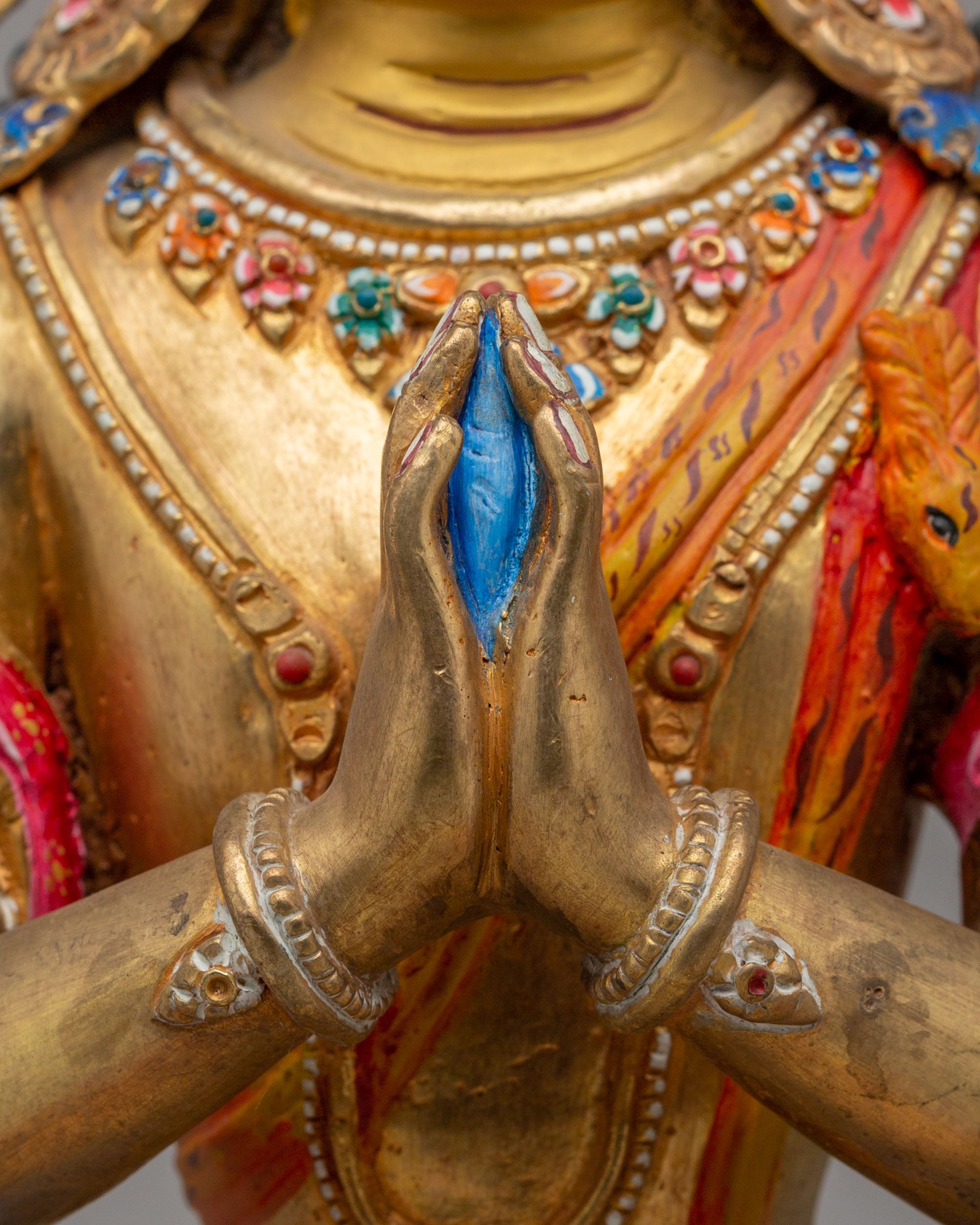 Traditional Buddhist Chenrezig Statue | Bodhisattva of Universal Compassion