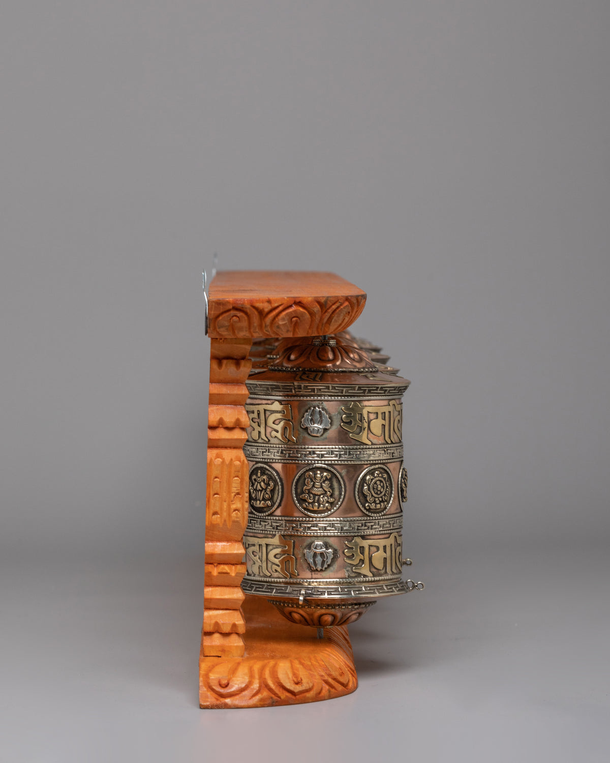 Tibetan Prayer Wheel Set | Meditation & Spiritual Decor